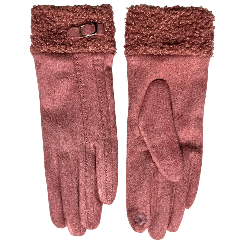 Buckle Detail Gloves