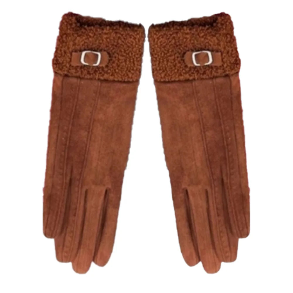 Buckle Detail Gloves
