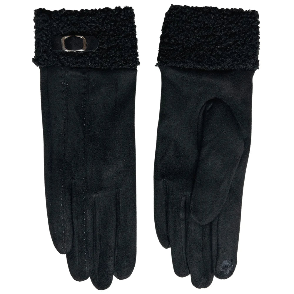 Buckle Detail Gloves