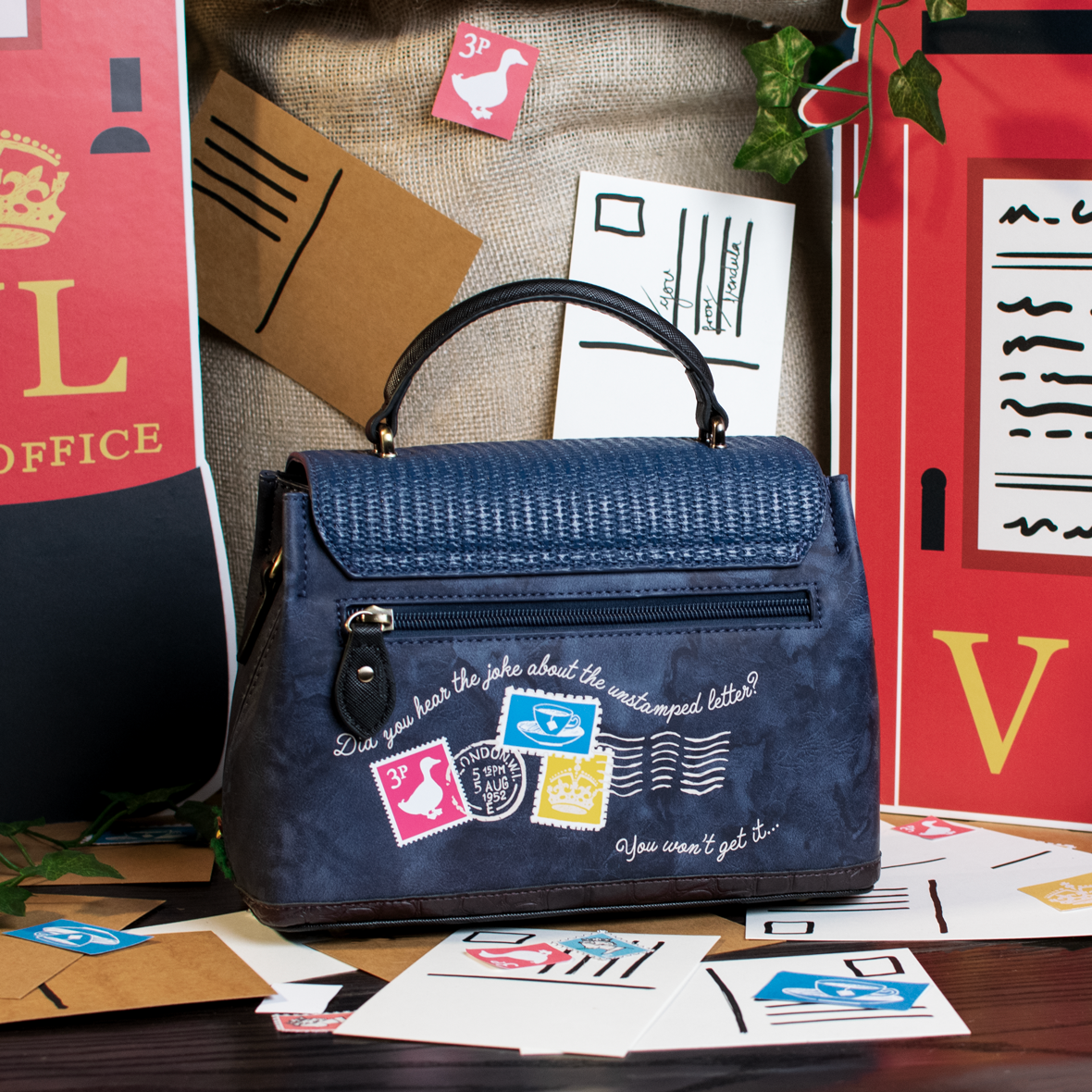 The Old Post Office - Navy Edition - Mini Grace Bag