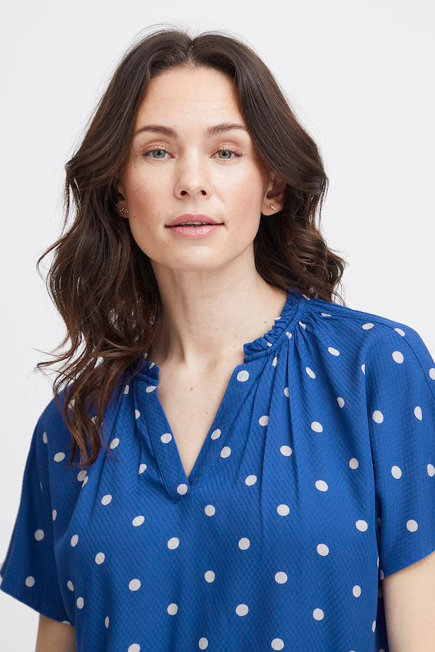 Frkamma Blue Spotty Blouse