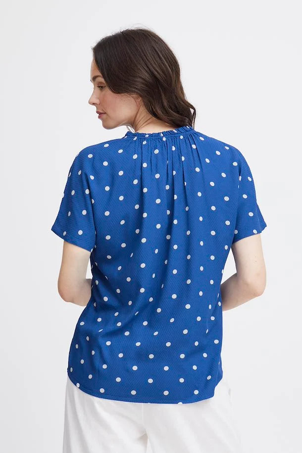 Frkamma Blue Spotty Blouse
