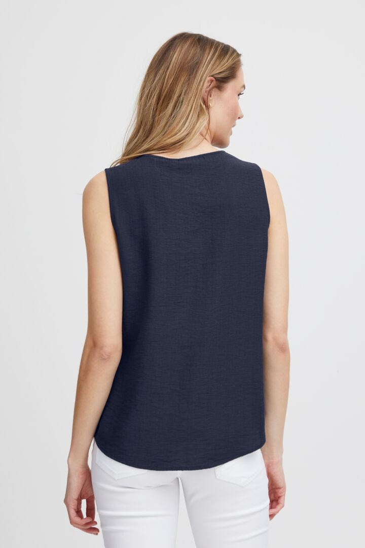 Frhot Navy Blouse