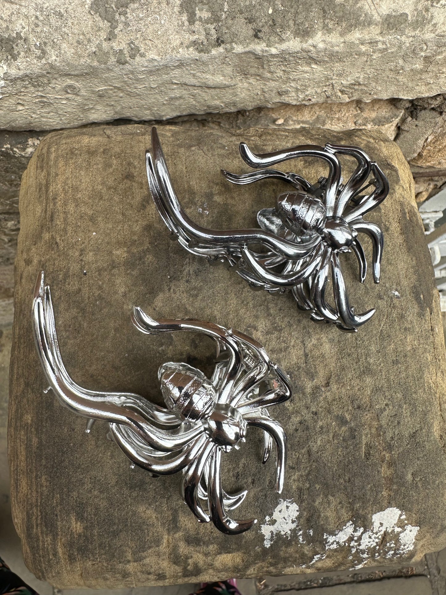 Metal Spider Hair Claw