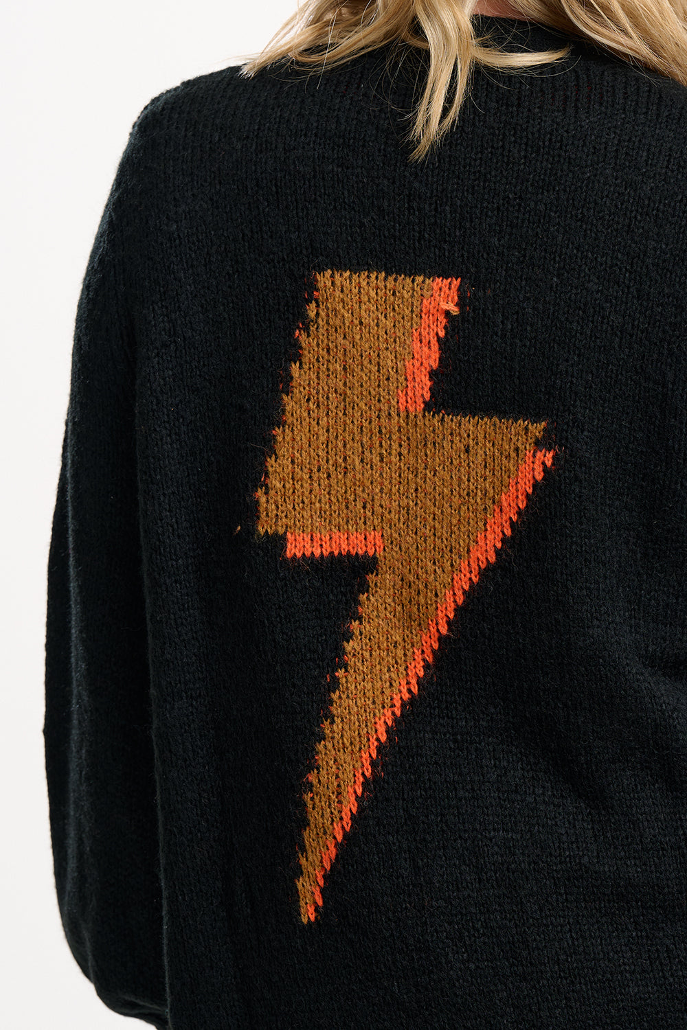 Yvette Cardigan - Black, Lightning Flash