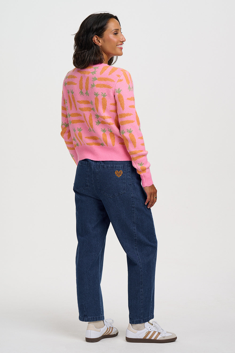 Selena Jumper - Pink, Fluffy Carrots
