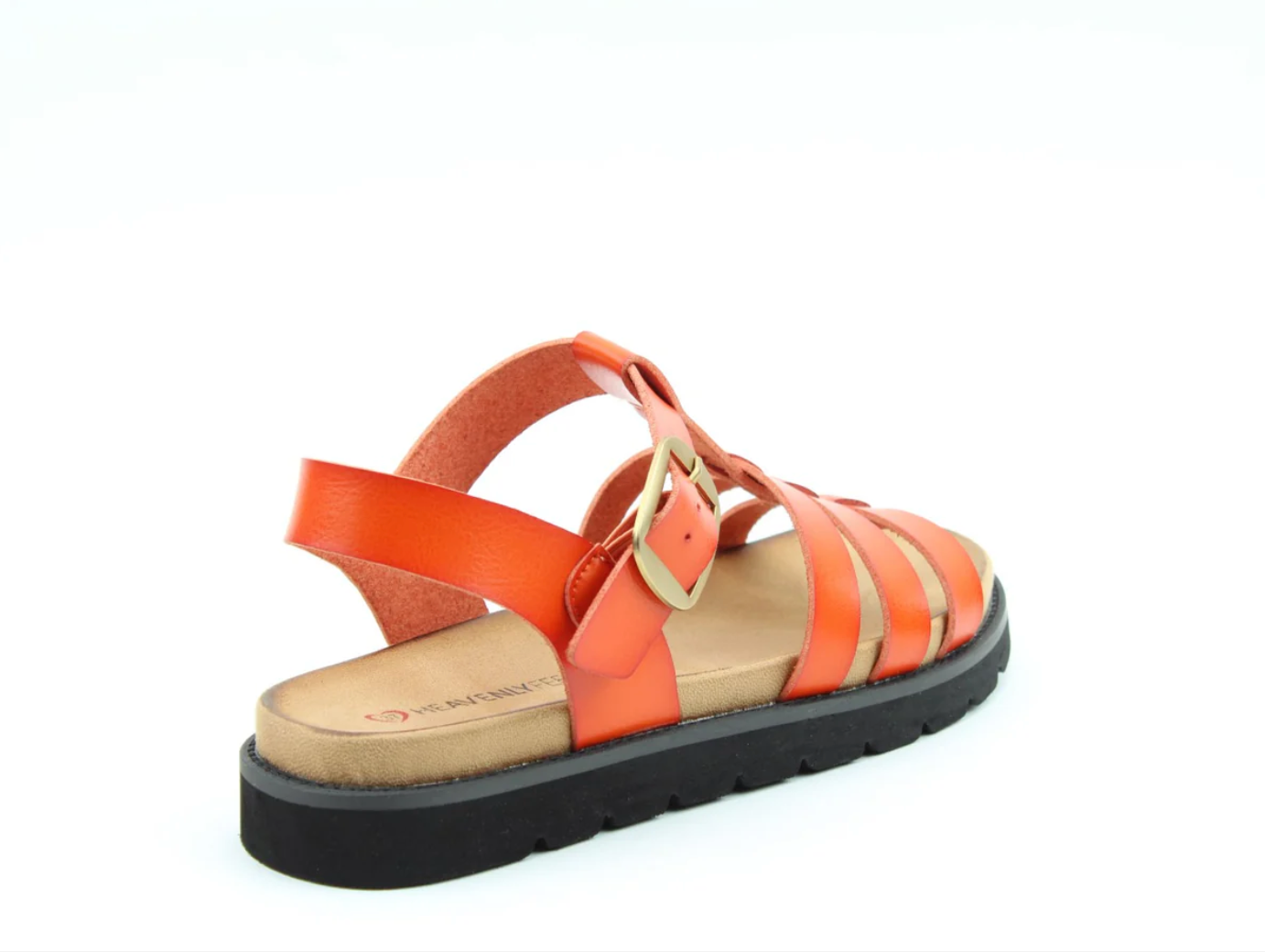 Saltwater Orange Sandals