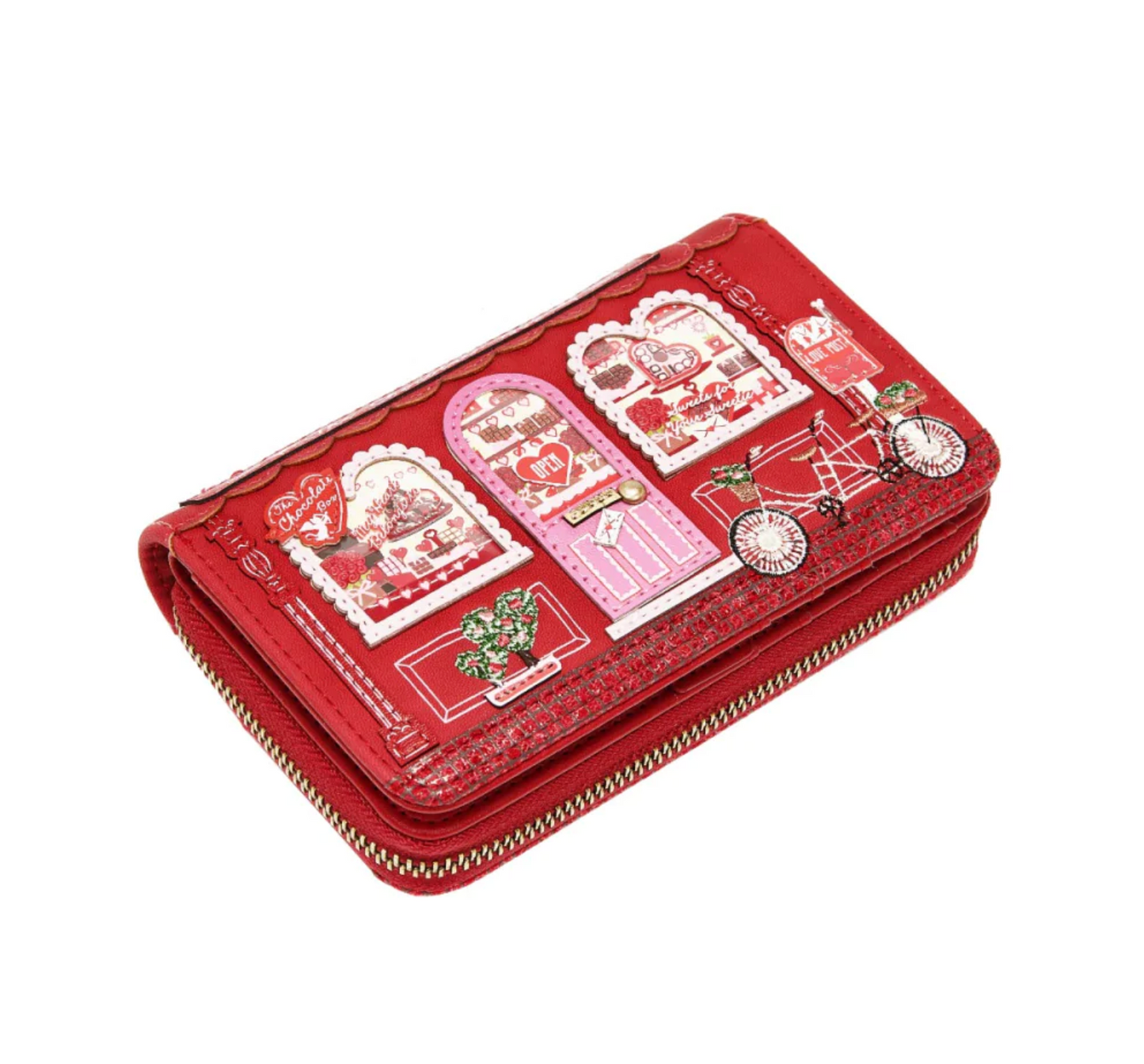 The Chocolate Box Medium Ziparound Wallet Purse