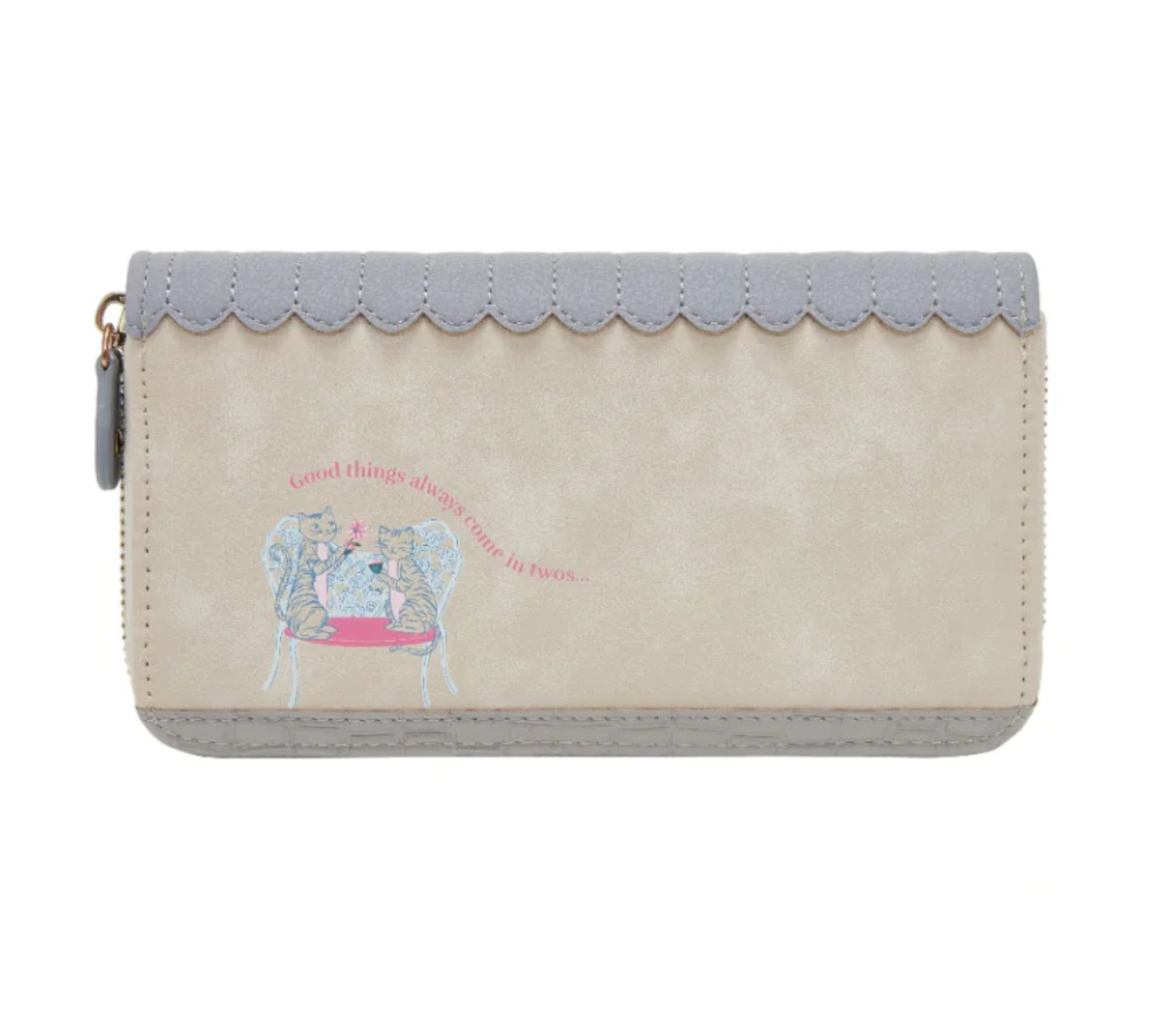 Posies and Patisseries Large Ziparound Wallet