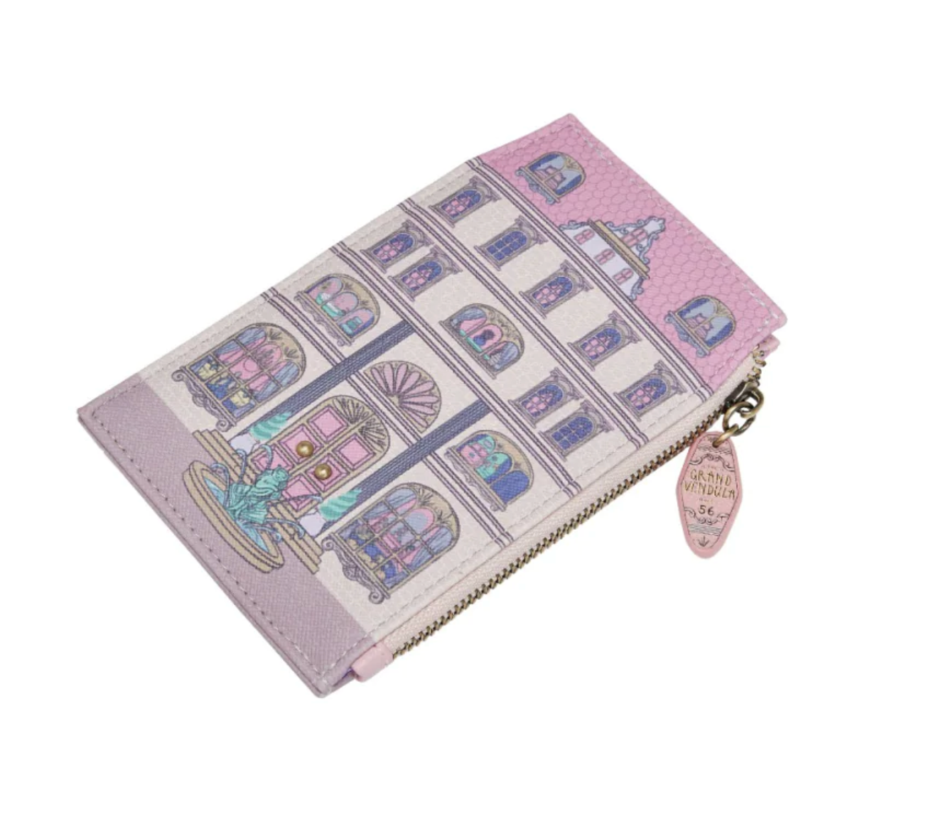 The Grand Vendula Hotel Zipper Card Coin Purse