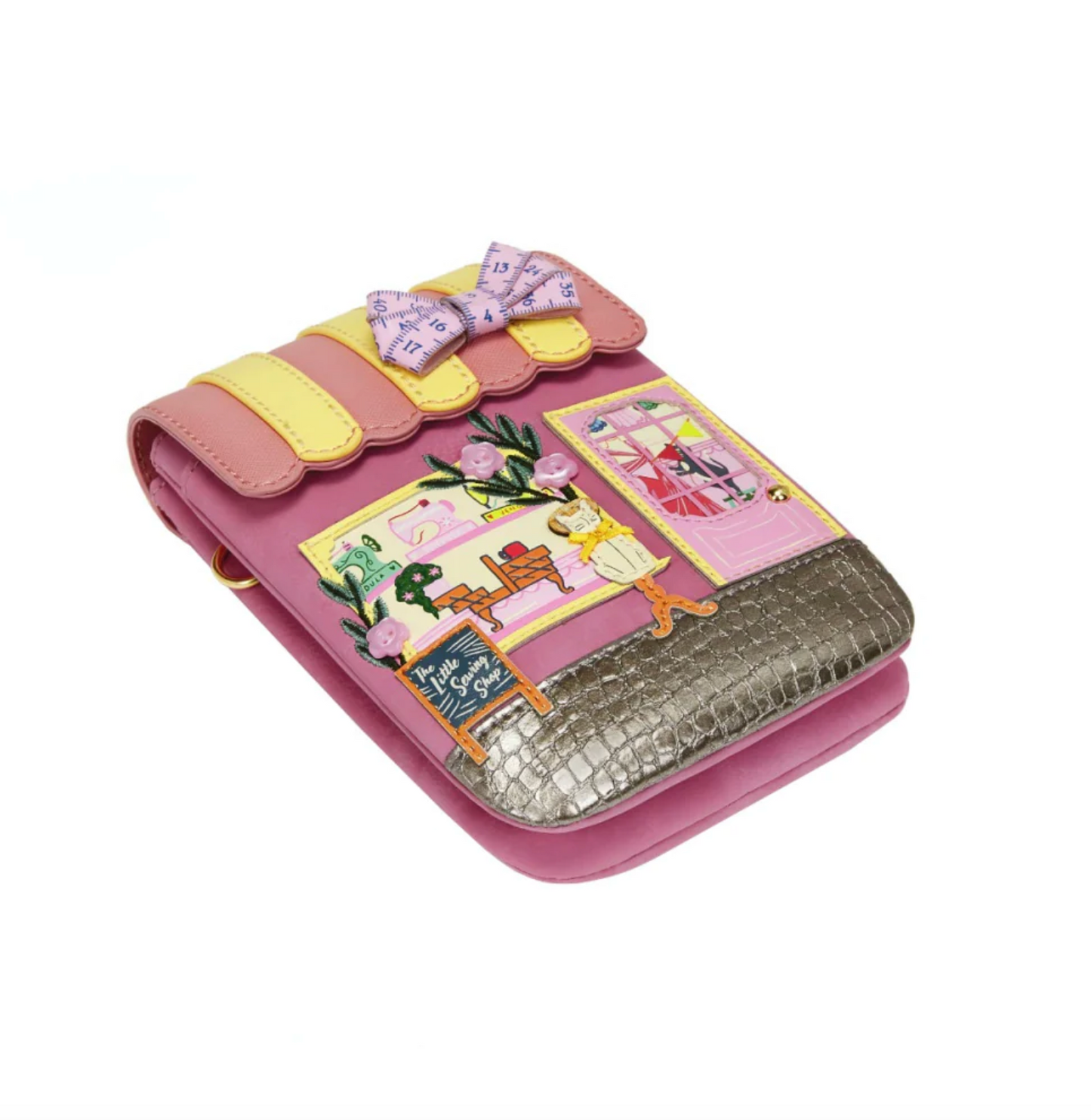 Sewing Shop - Raspberry Edition Phone Pouch Bag