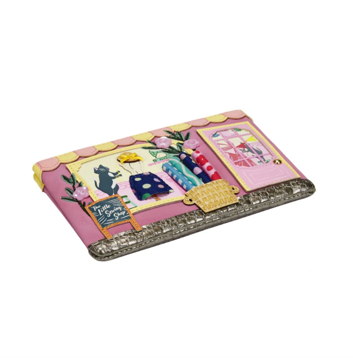 Sewing Shop - Raspberry Edition Zipper Coin Purse