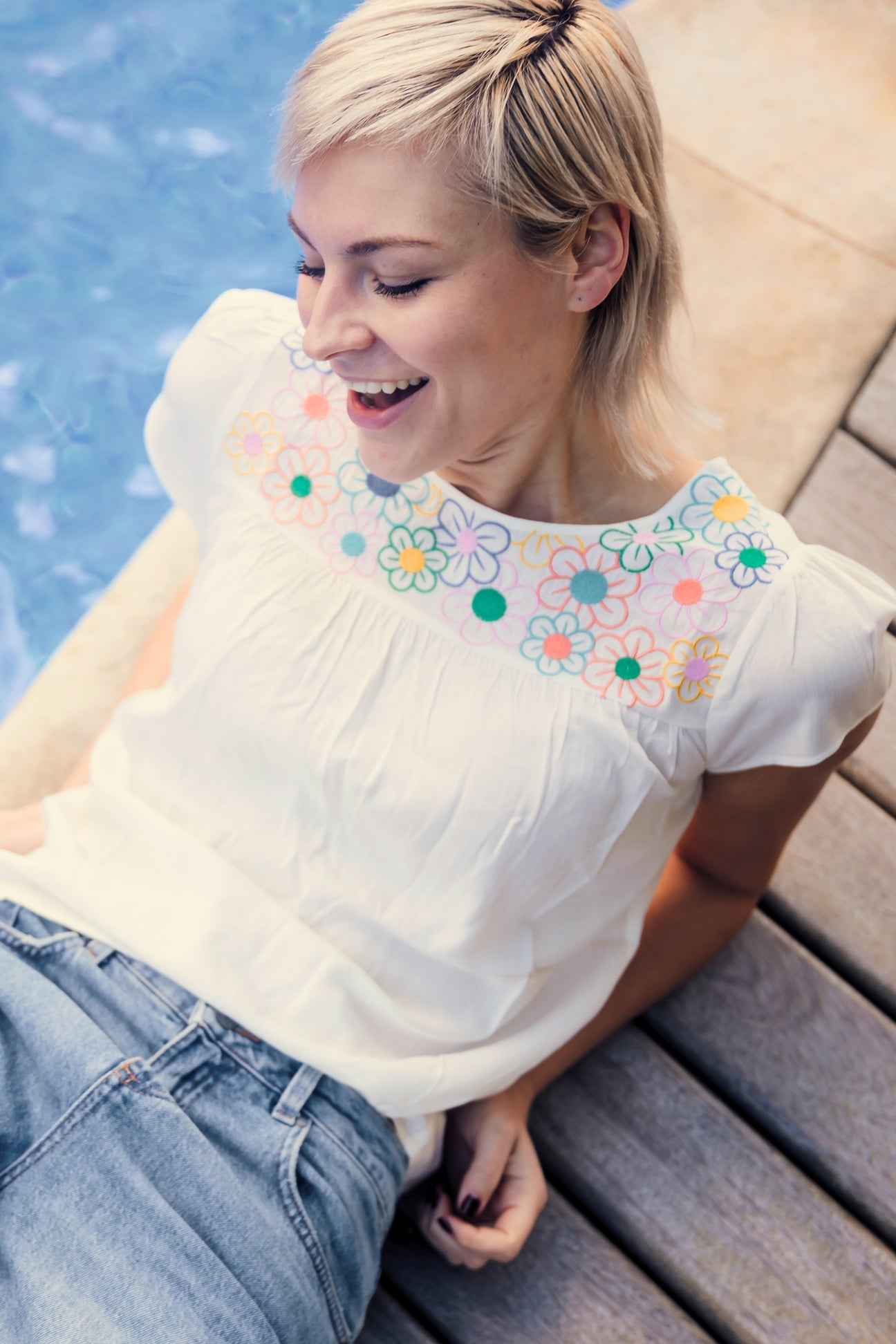 off white tunic shirt