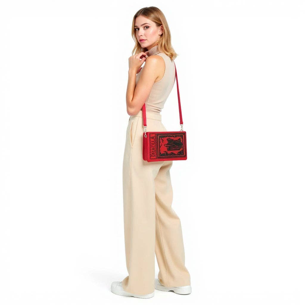 Dracula Book Clutch / Crossbody Bag