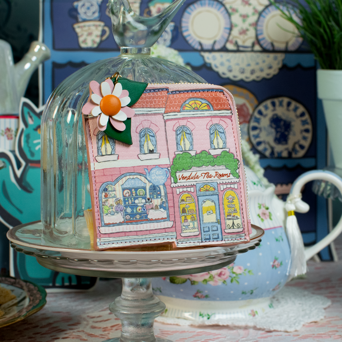 Vendula Heritage - Victorian Tea Rooms Shaped Coin Purse