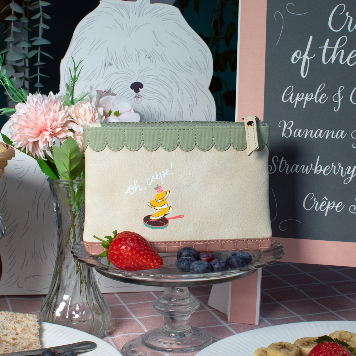 La Petite Creperie Zipper Coin Purse