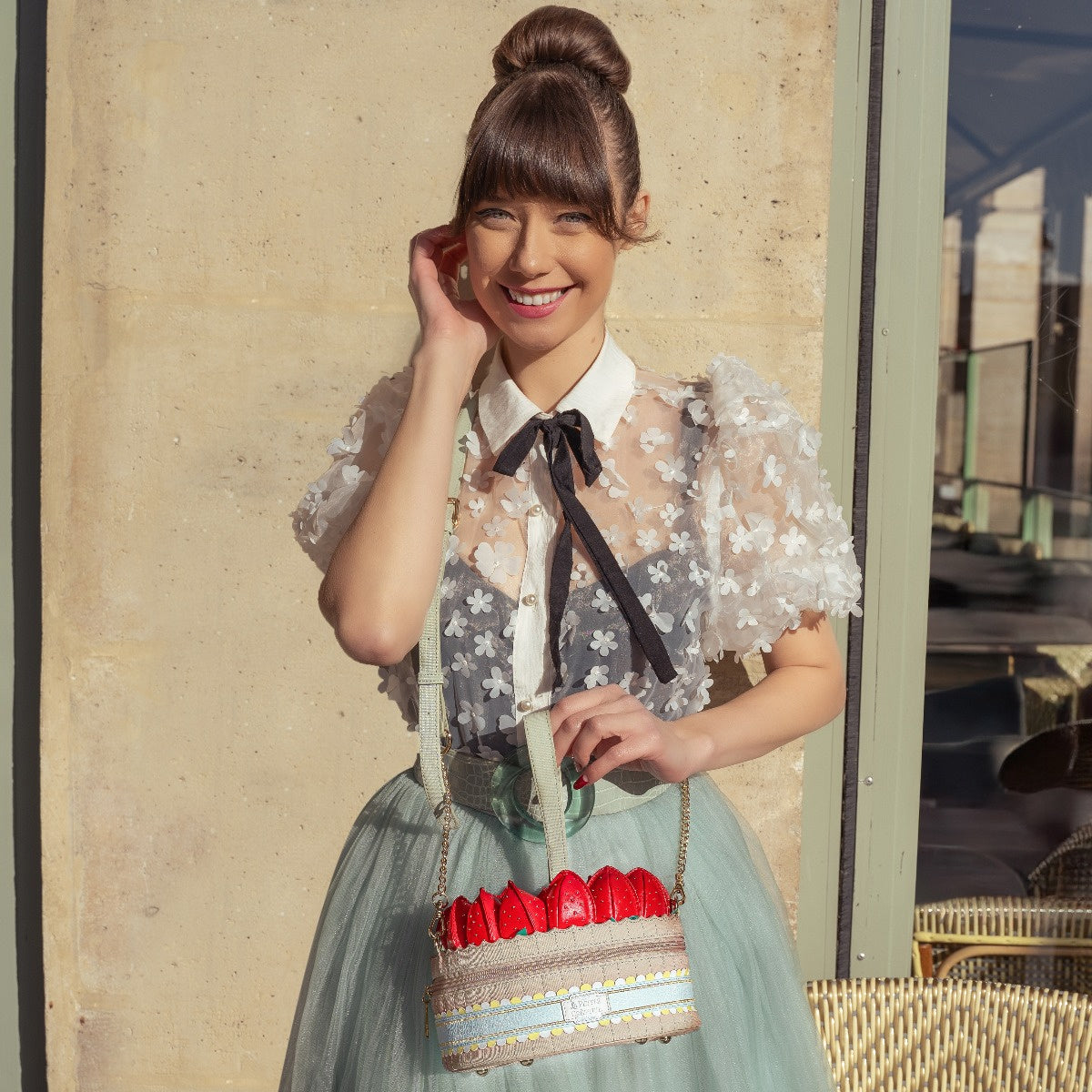 La Petite Creperie Strawberry Tarte Bag