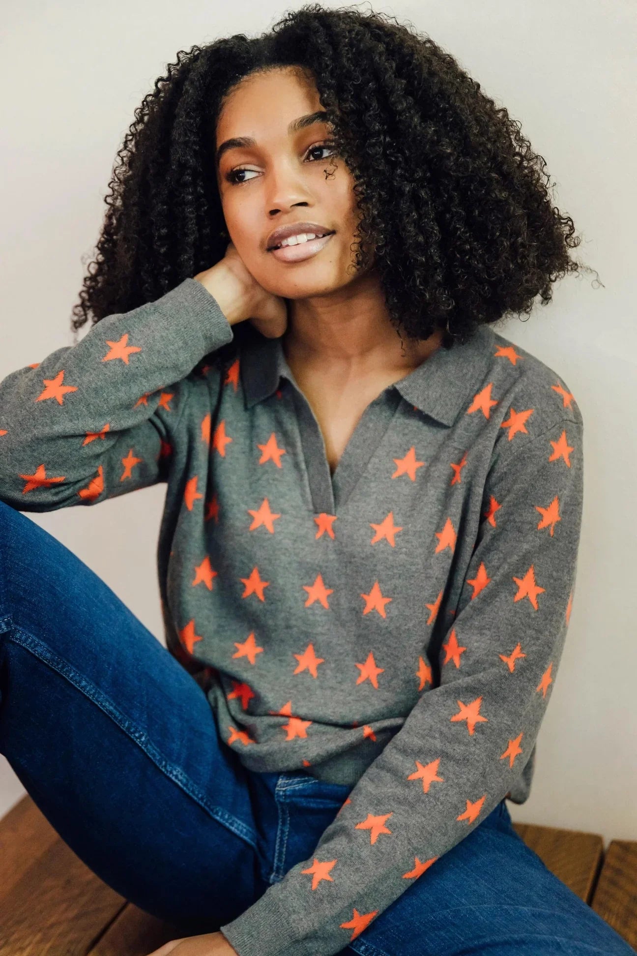 Orange 2025 star jumper