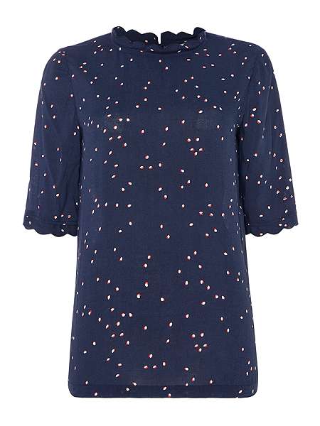 *Ivry Fancy Dot Top*