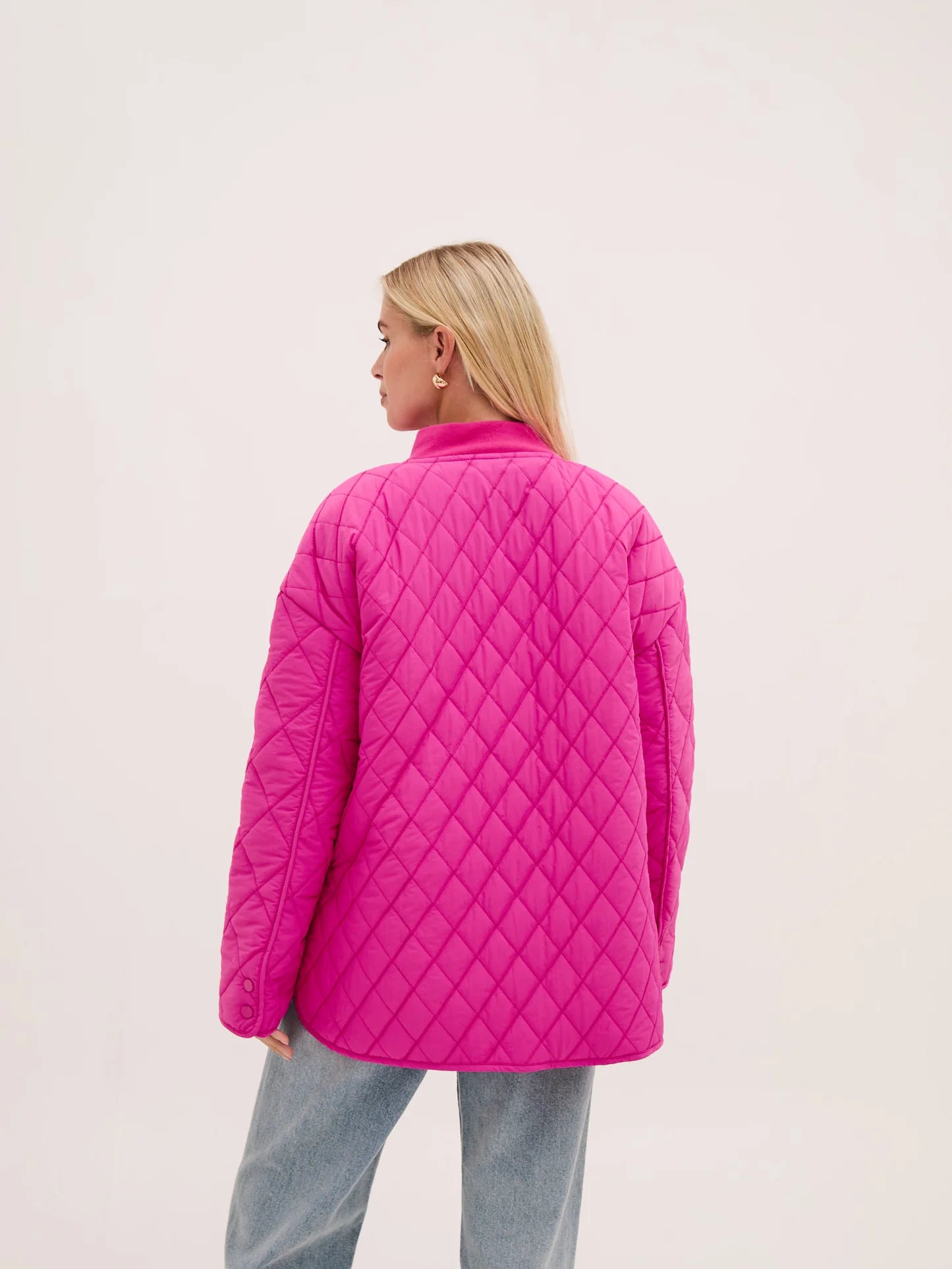 Carla Pink Quilted Jacket