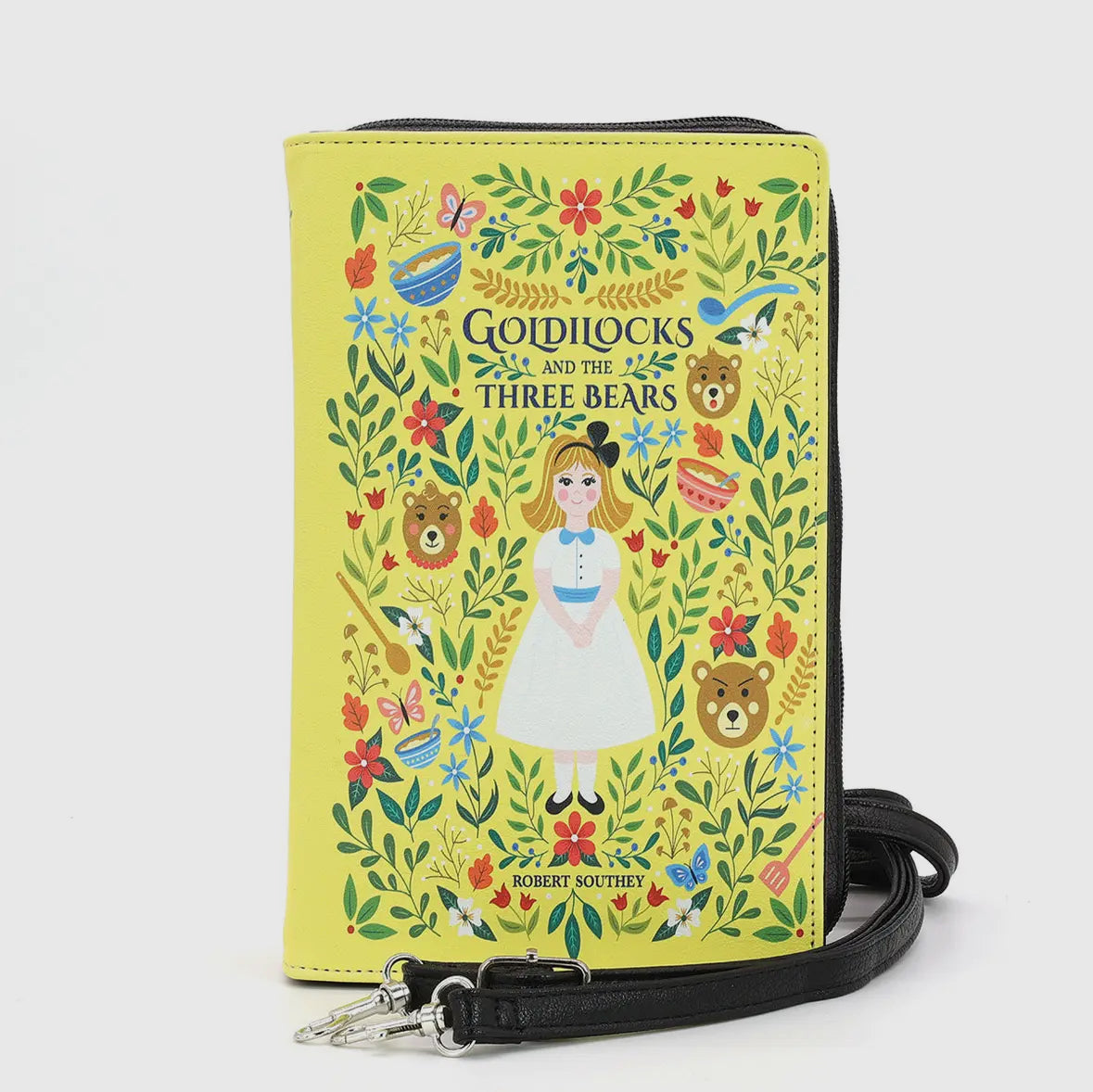 Goldilocks and the Three Bears Book Clutch / Crossbody Bag