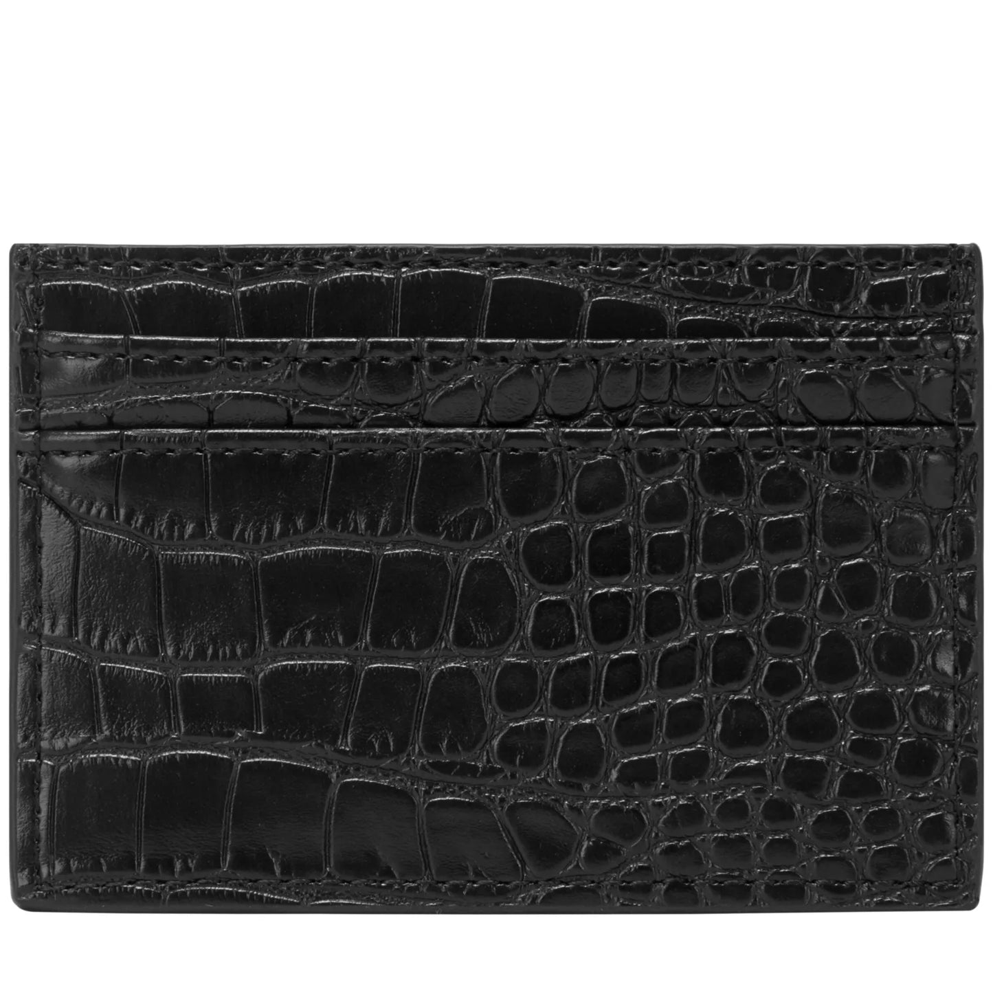 Croc Card Holder - Black