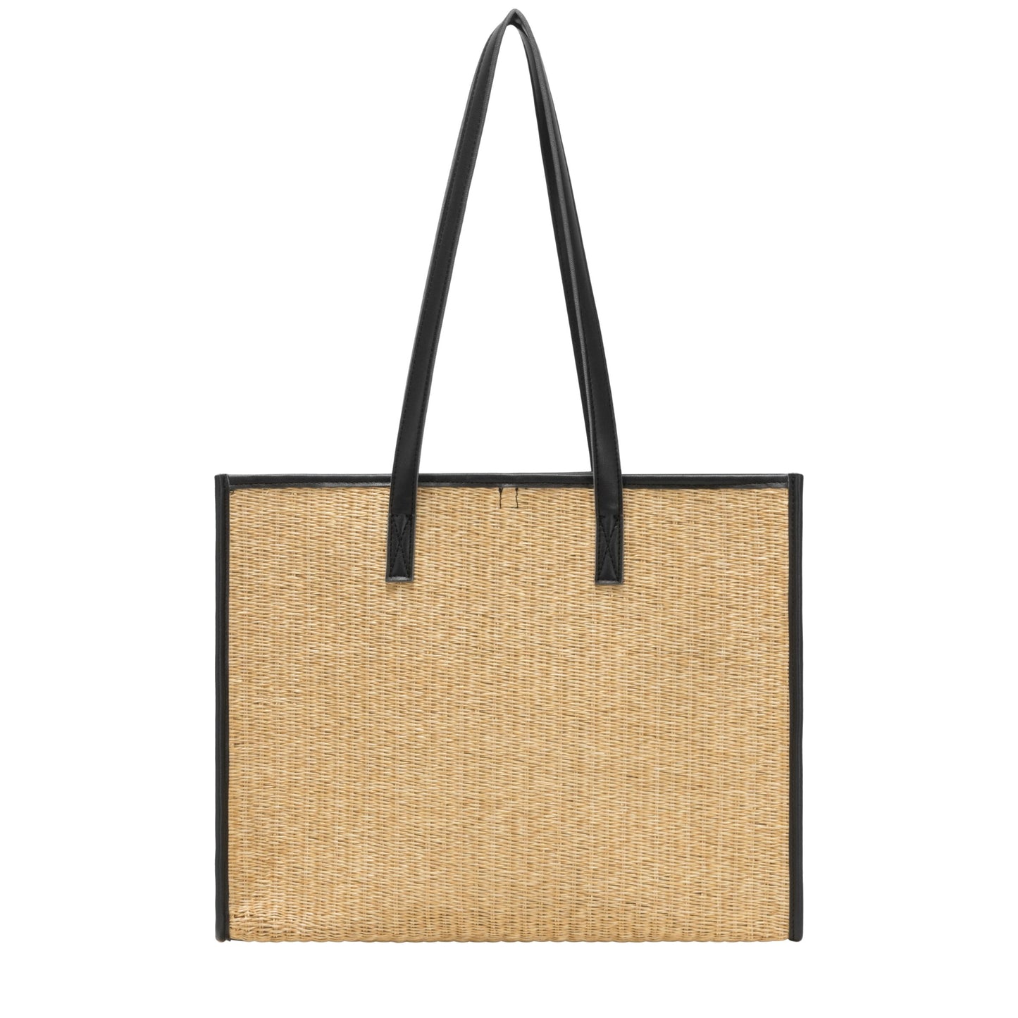 Straw Box Tote Bag