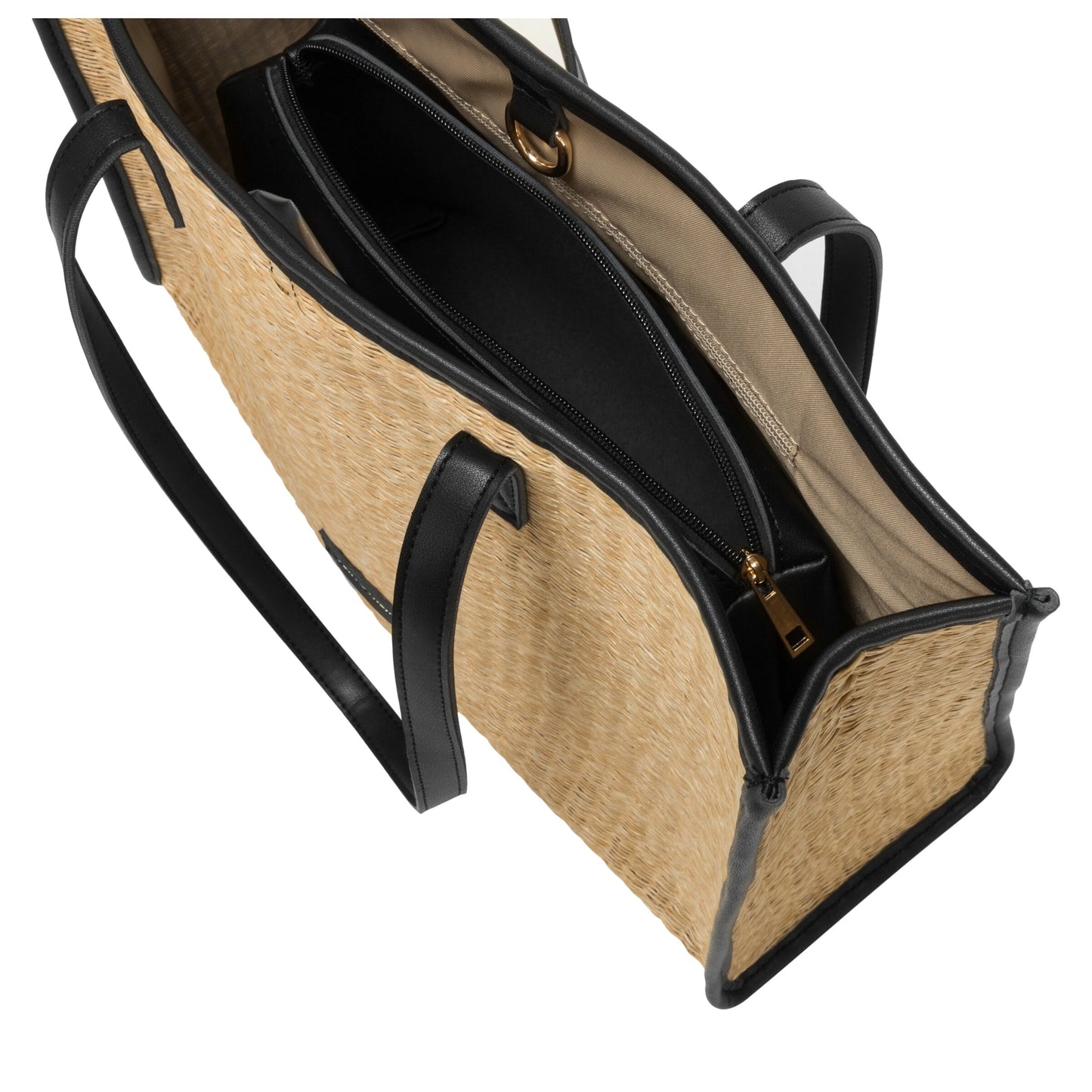 Straw Box Tote Bag