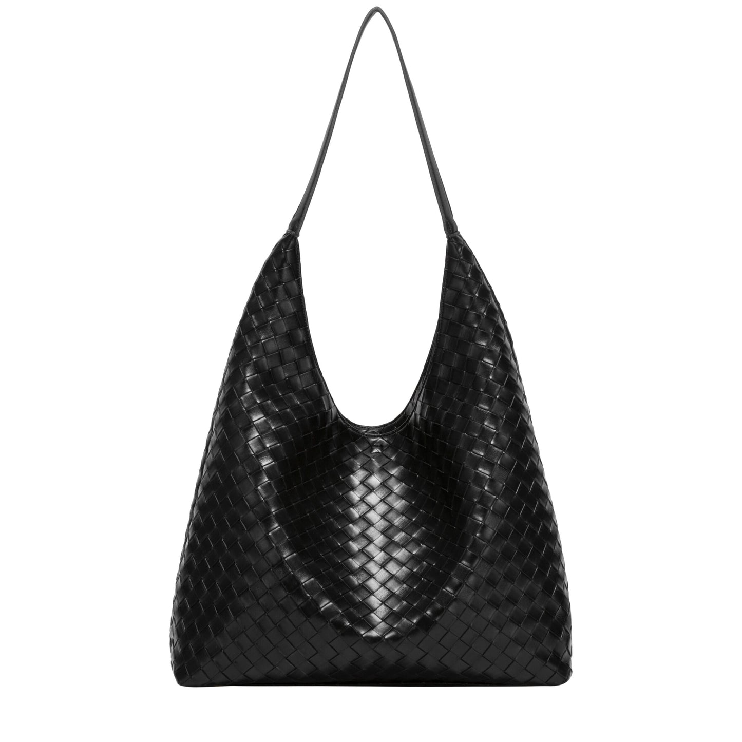 Single Strap Shoulder Bag - Black
