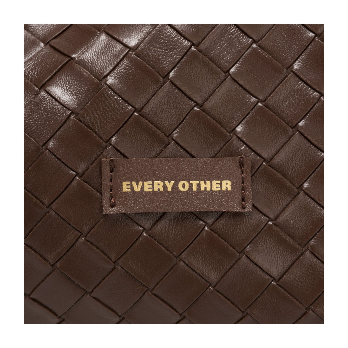 Single Strap Shoulder Bag - Brown