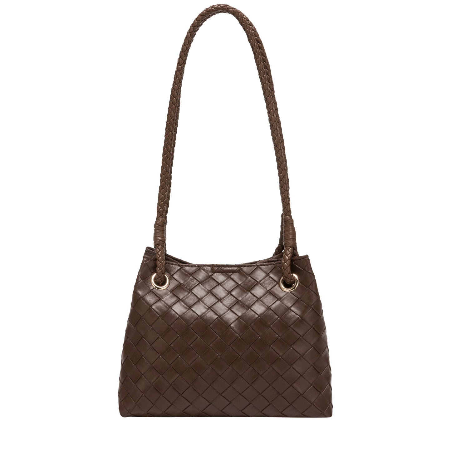 A Line Shoulder Bag - Brown
