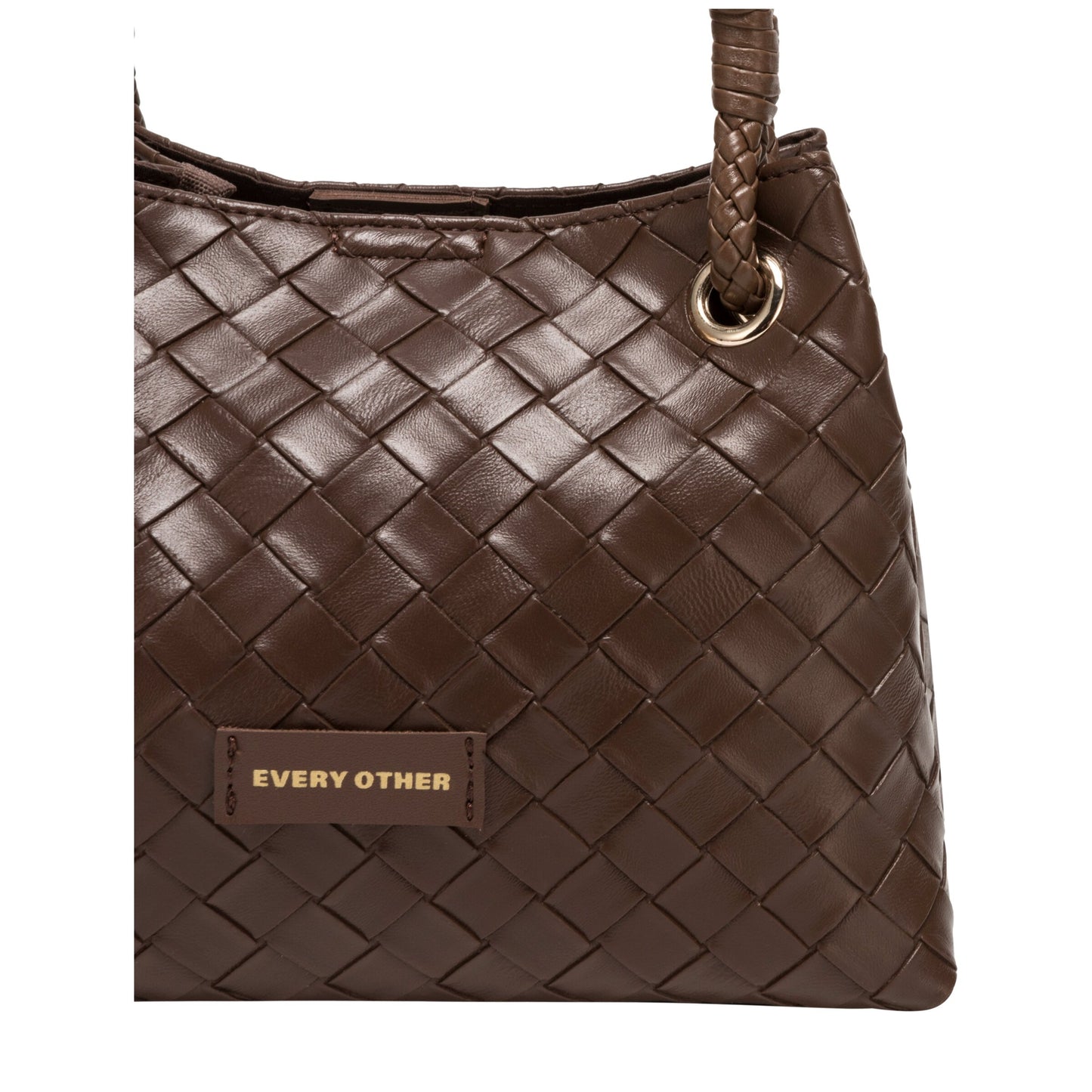 A Line Shoulder Bag - Brown