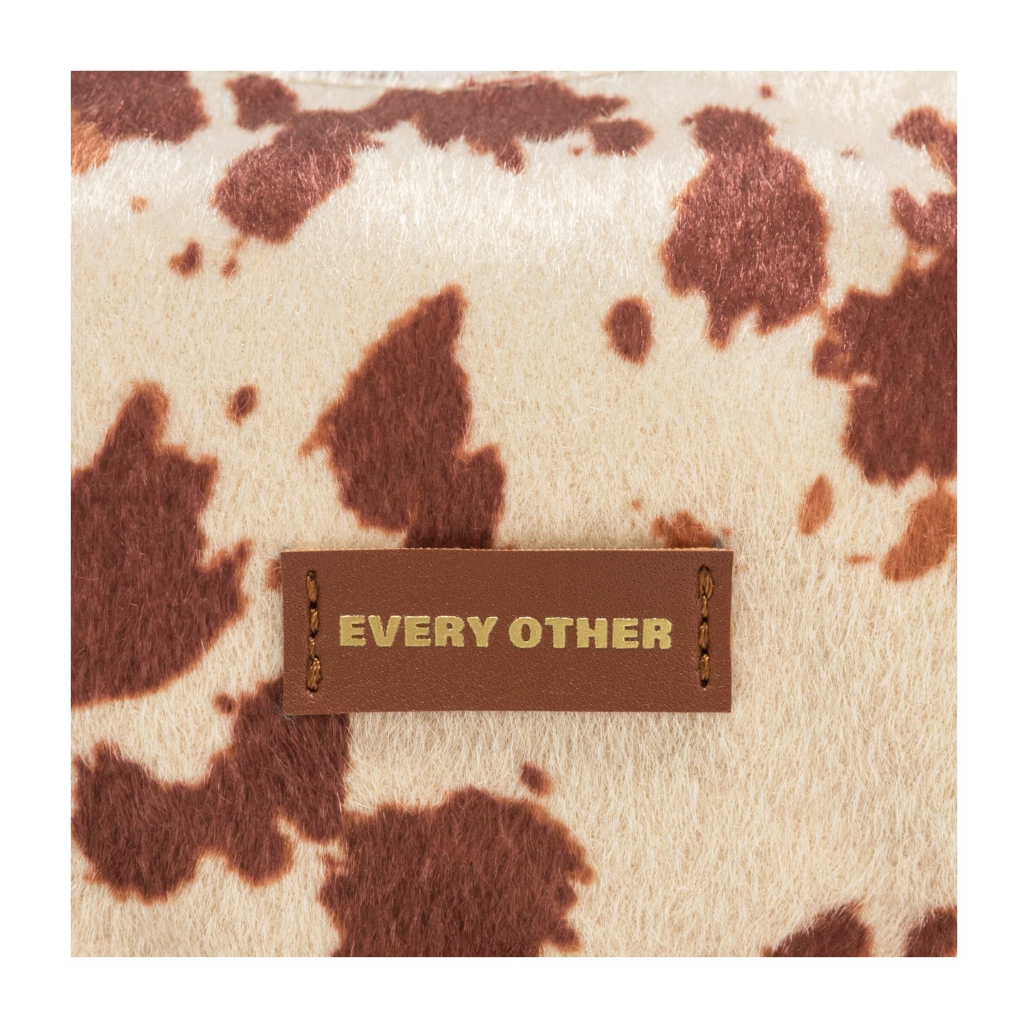 Cow Shoulder Bag - Brown
