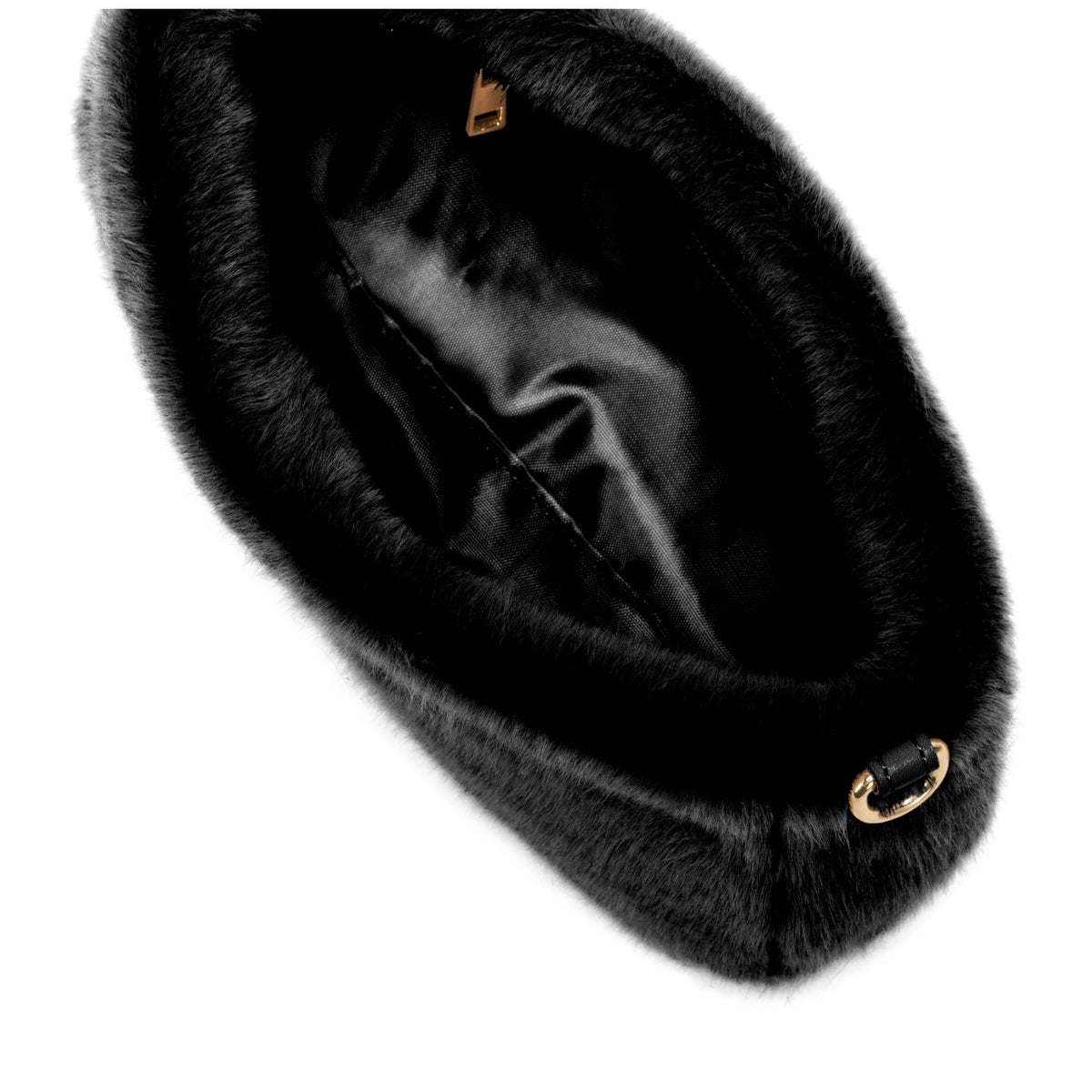 Baguette Cross Body Shoulder Bag - Black