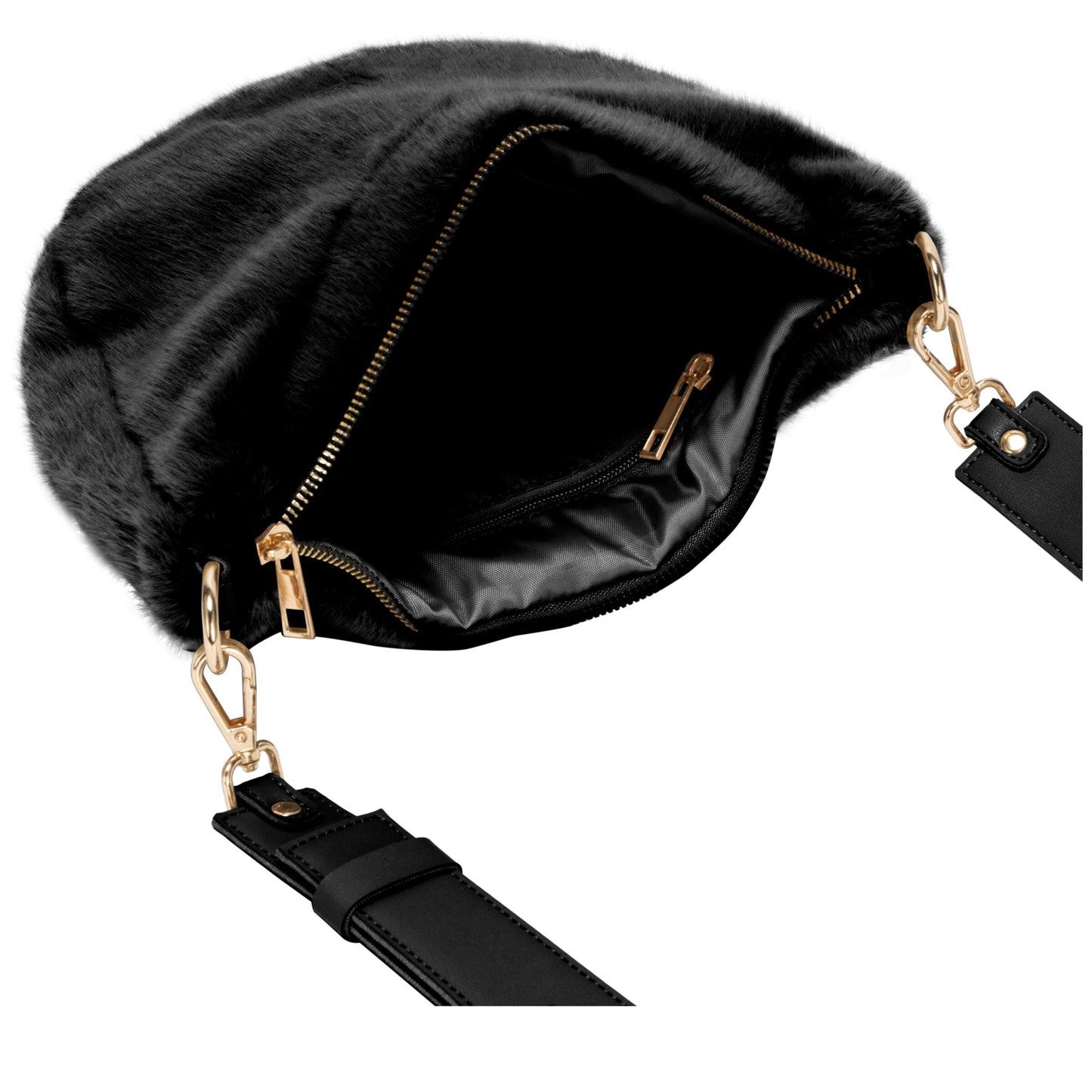 Scoop Cross Body Bag - Black