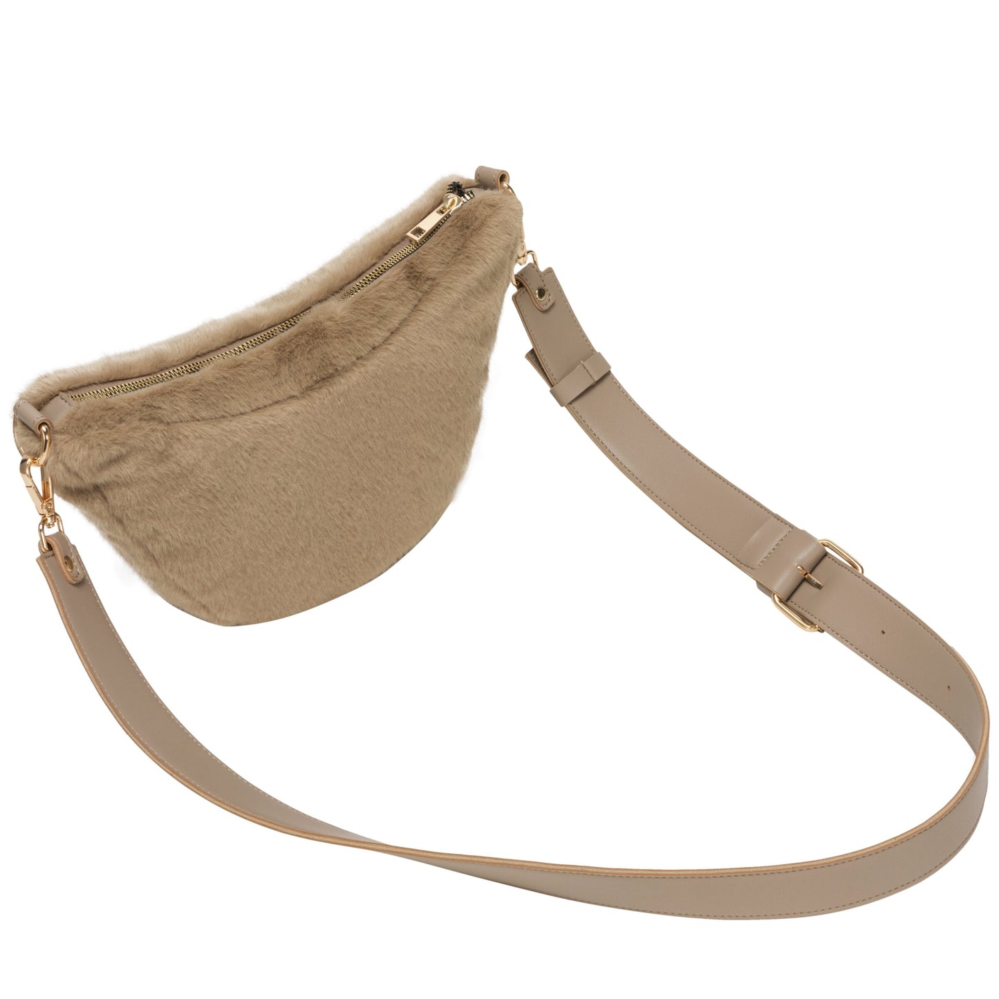 Scoop Cross Body Bag - Taupe