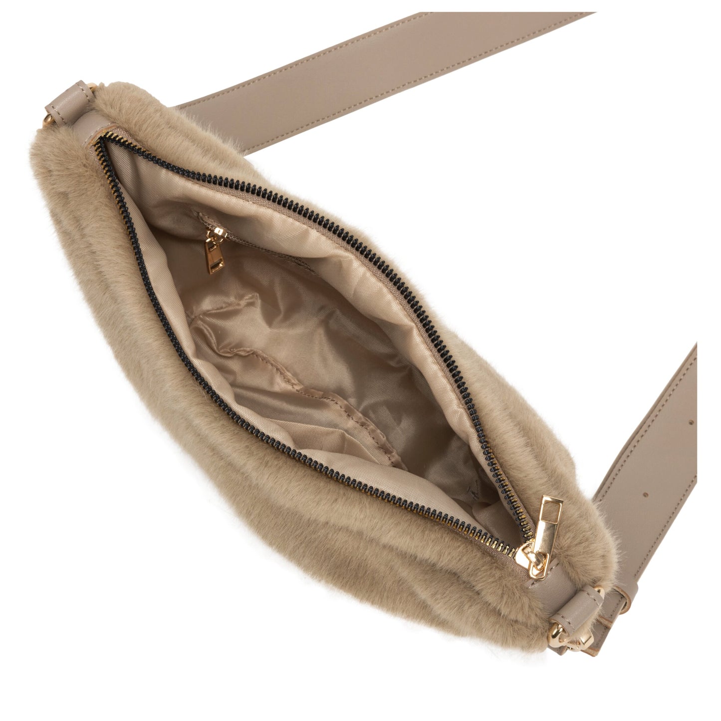 Scoop Cross Body Bag - Taupe