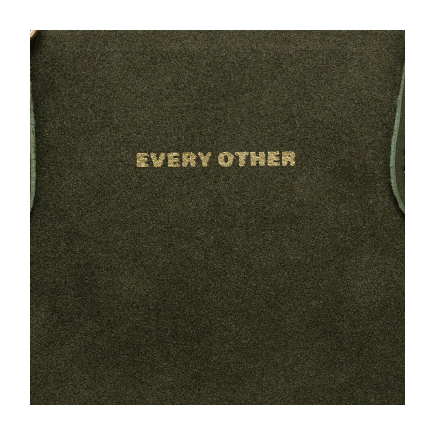 Suede Effect Mini Bowling Bag - Khaki