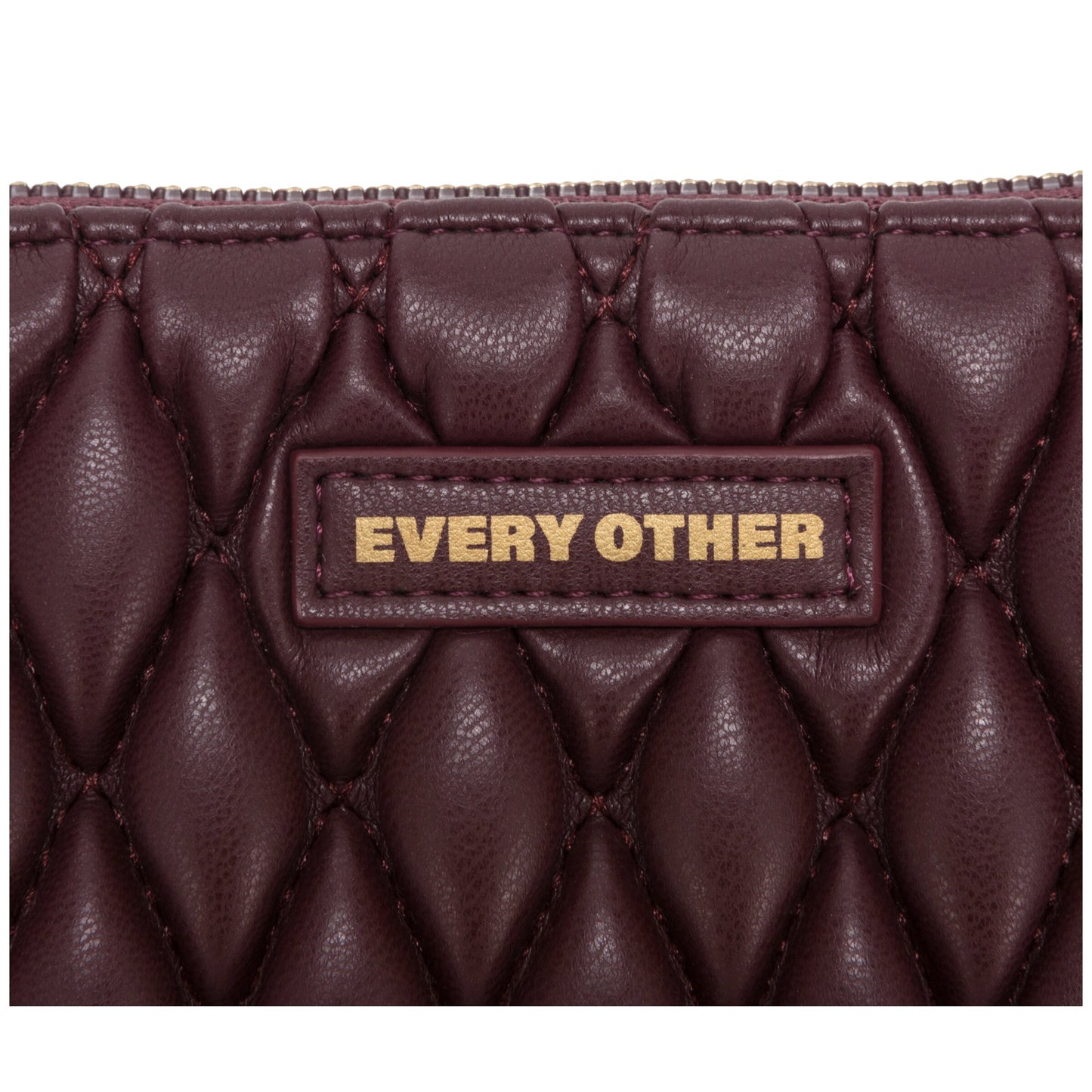 Quilted Purse - Burgundy