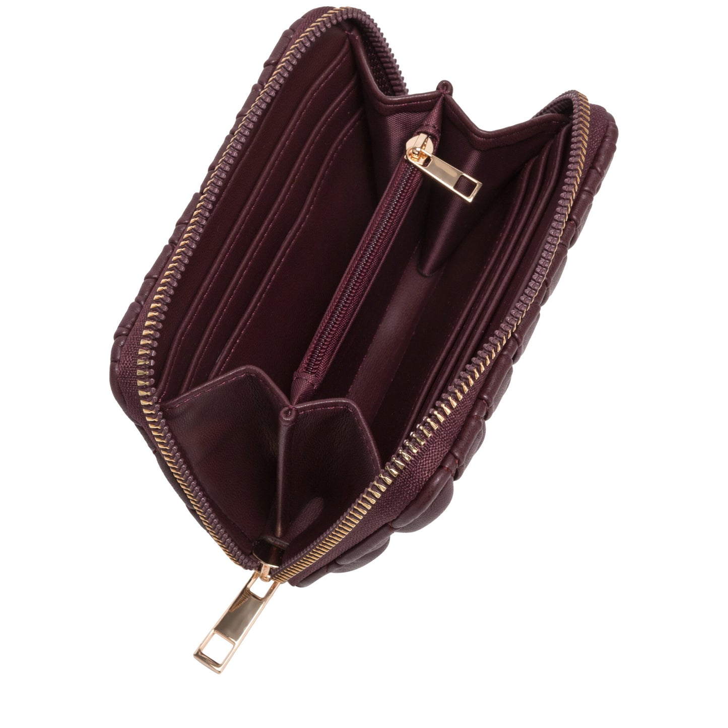 Quilted Purse - Burgundy