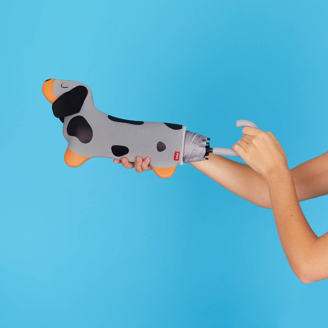 Grey Dachshund Umbrella