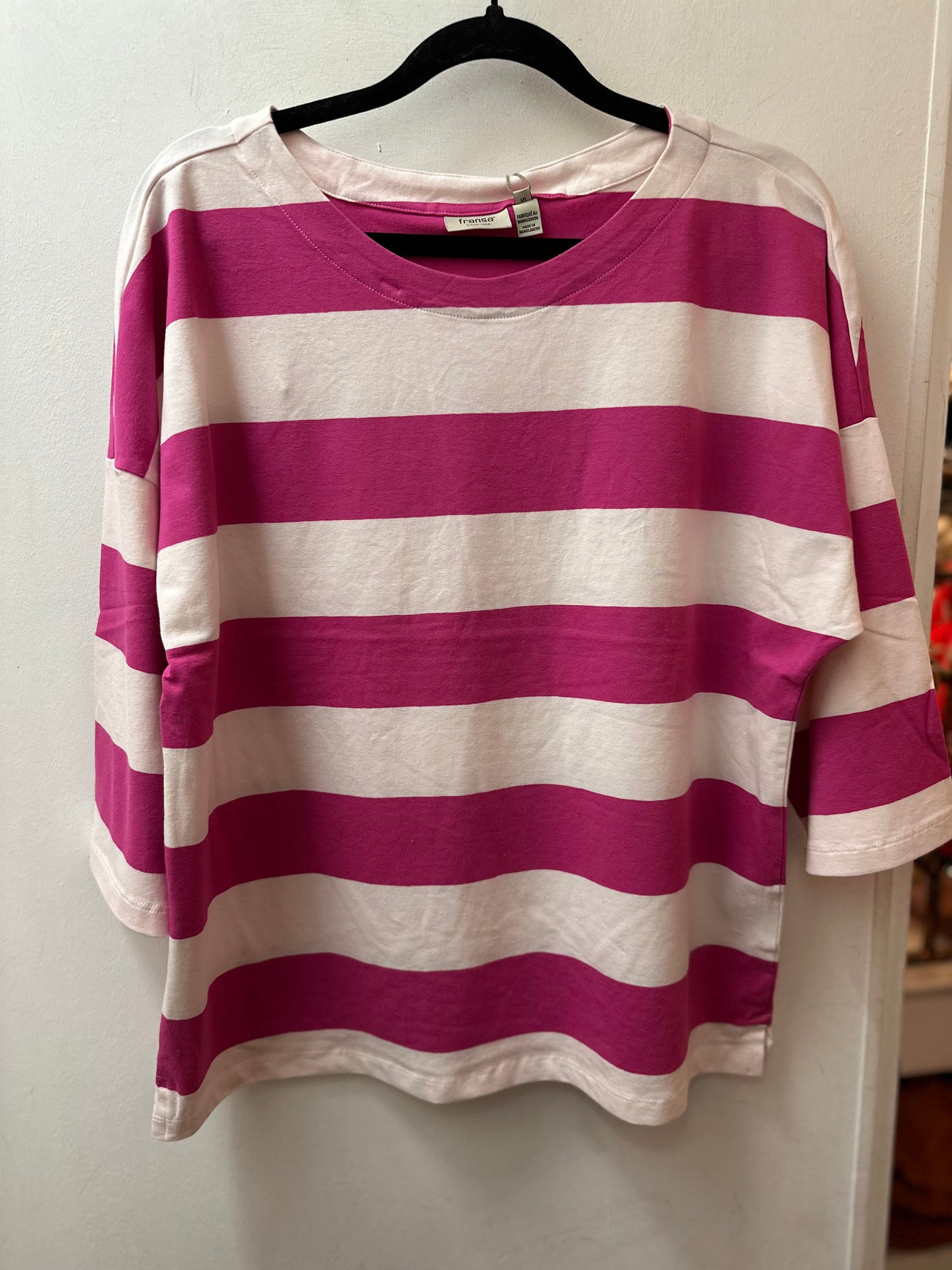 Frsiva Tee - Very Berry Stripe