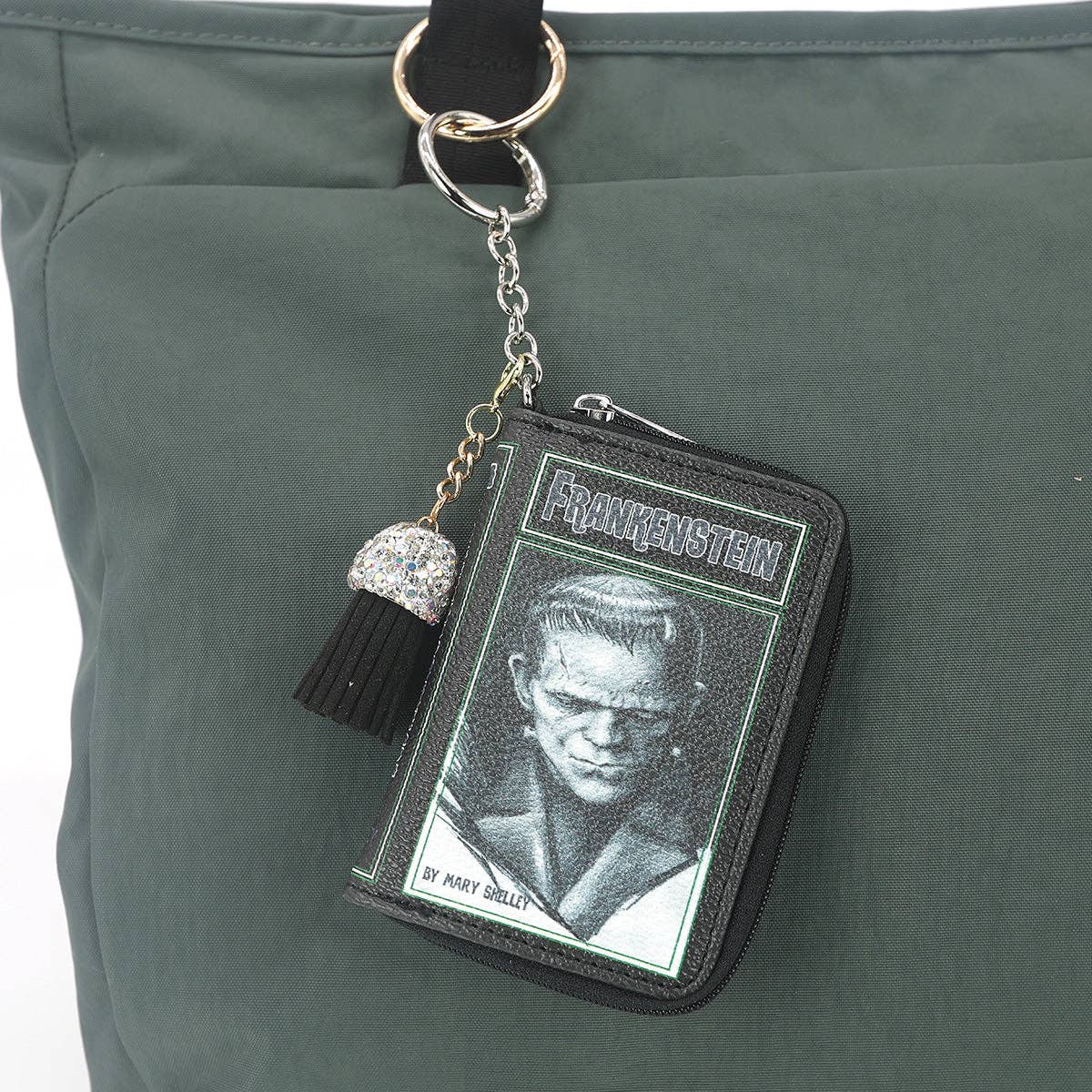 Frankenstein Book Bag Charm/Coin Purse