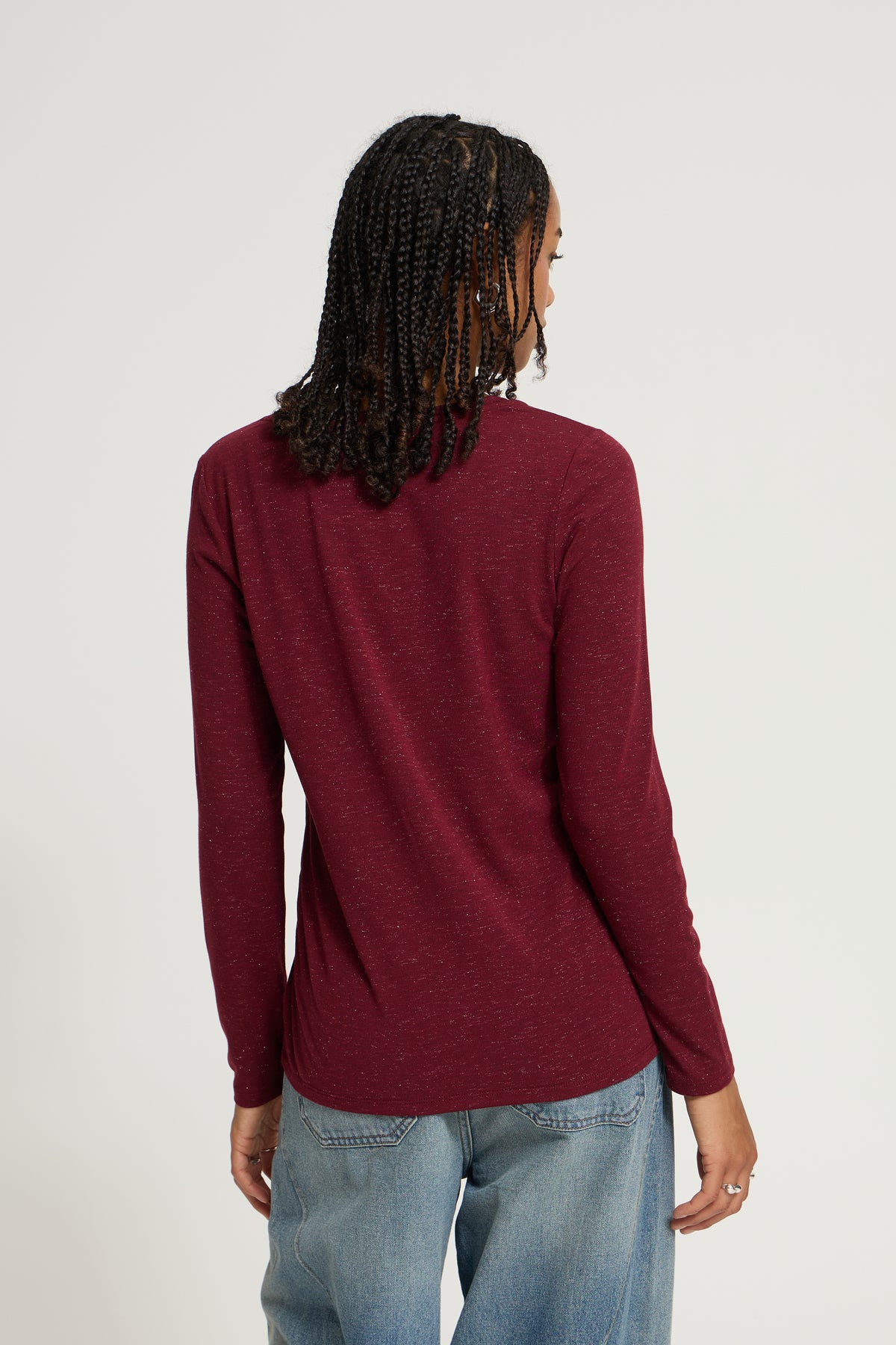 Ihrebel T-Shirt - Burgundy Sparkle