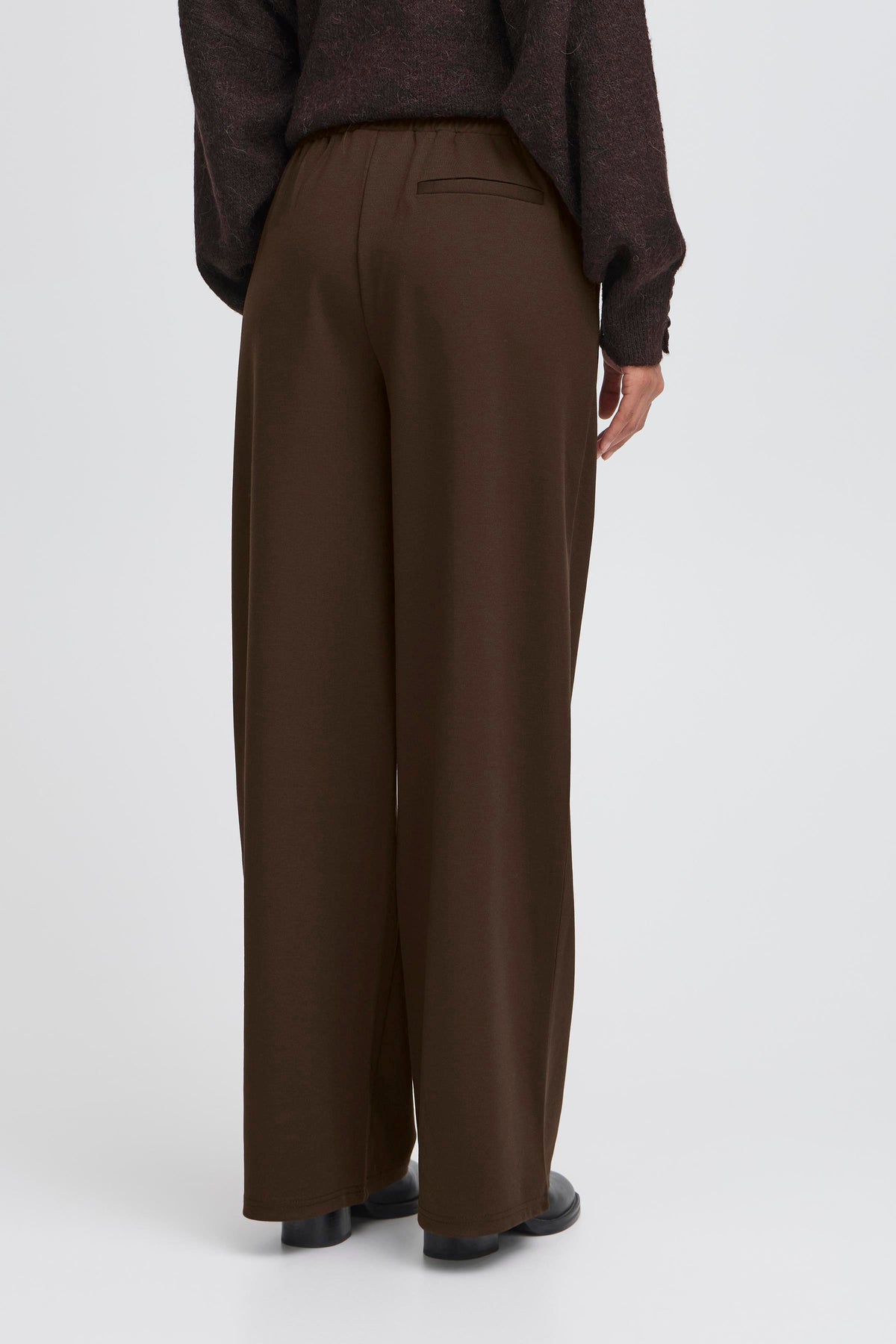 Ihkate Sus Long Wide Pants - Chocolate Brown
