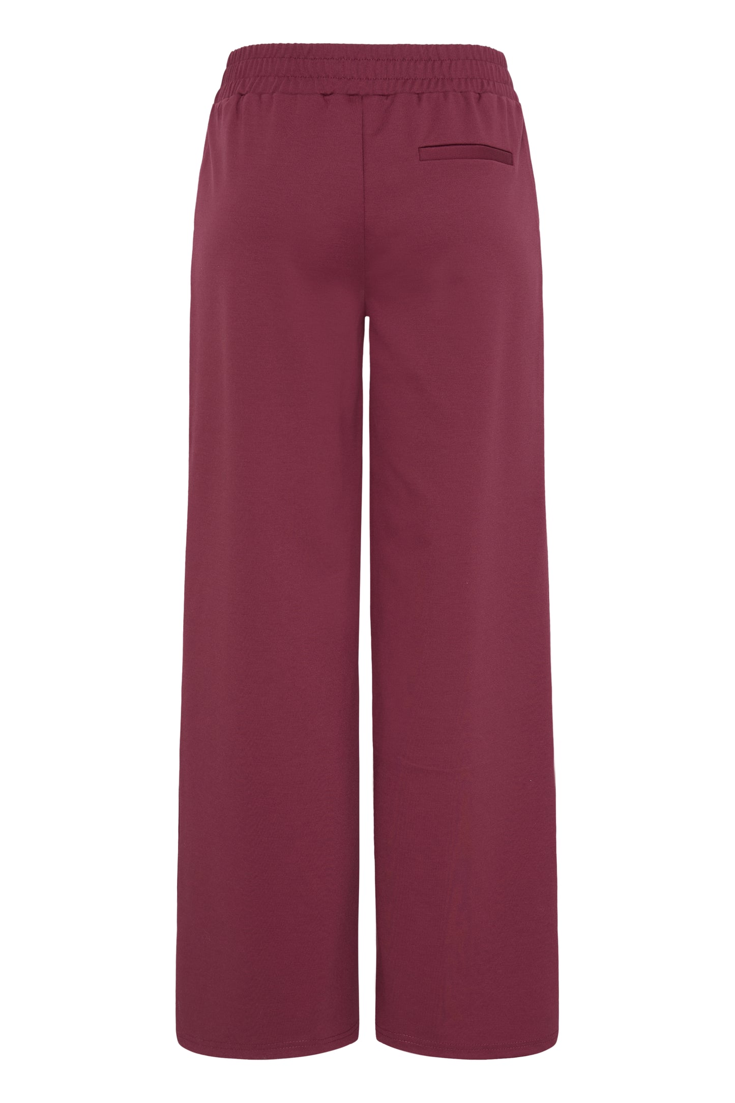 Ihkate Sus Long Wide Trousers - Rhododendron Burgundy