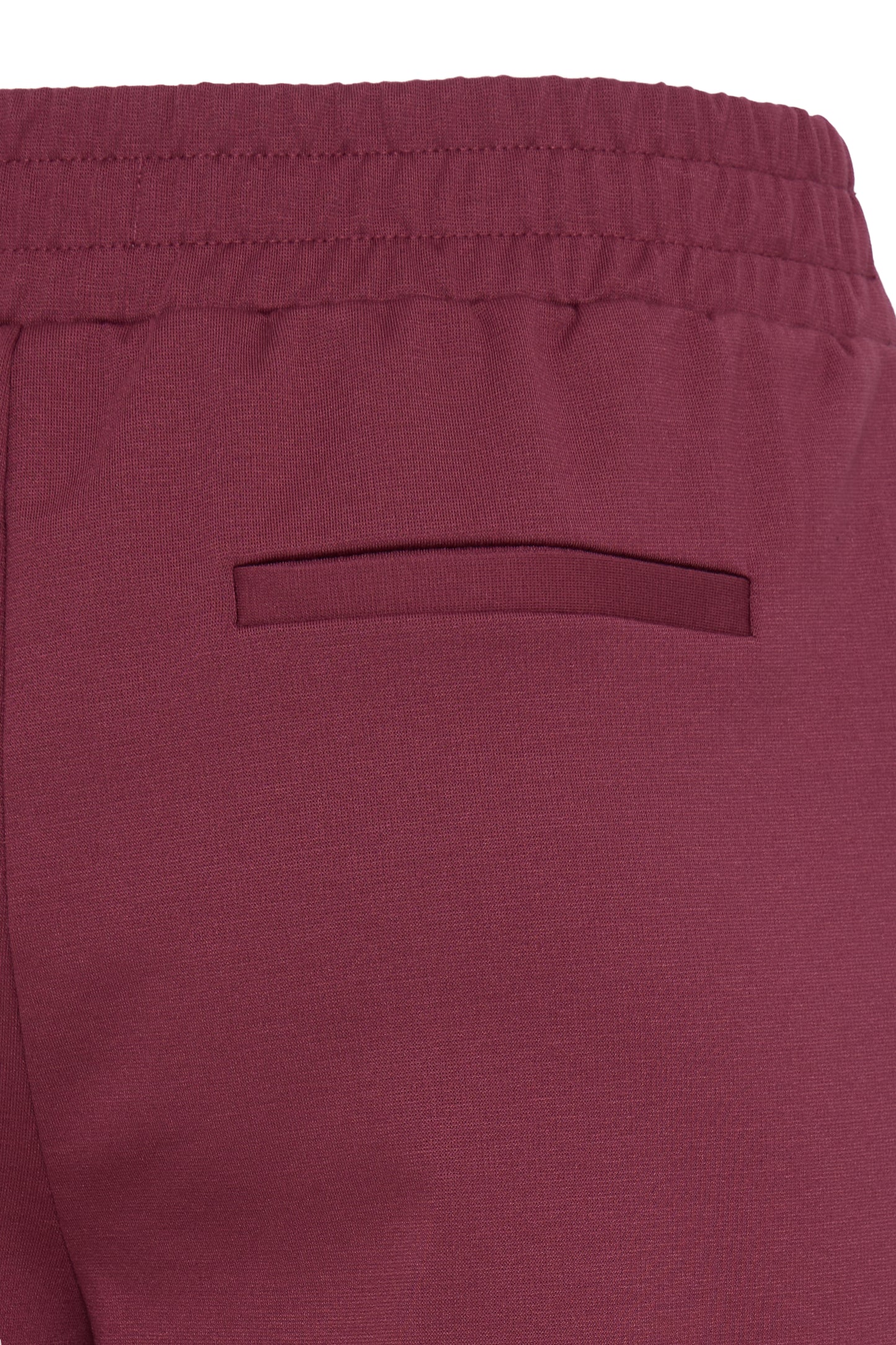 Ihkate Sus Long Wide Trousers - Rhododendron Burgundy