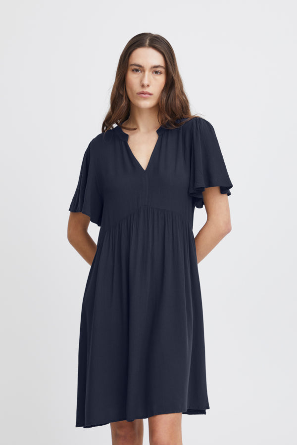 Ihmarrakech Short Sleeve Dress Total Eclipse