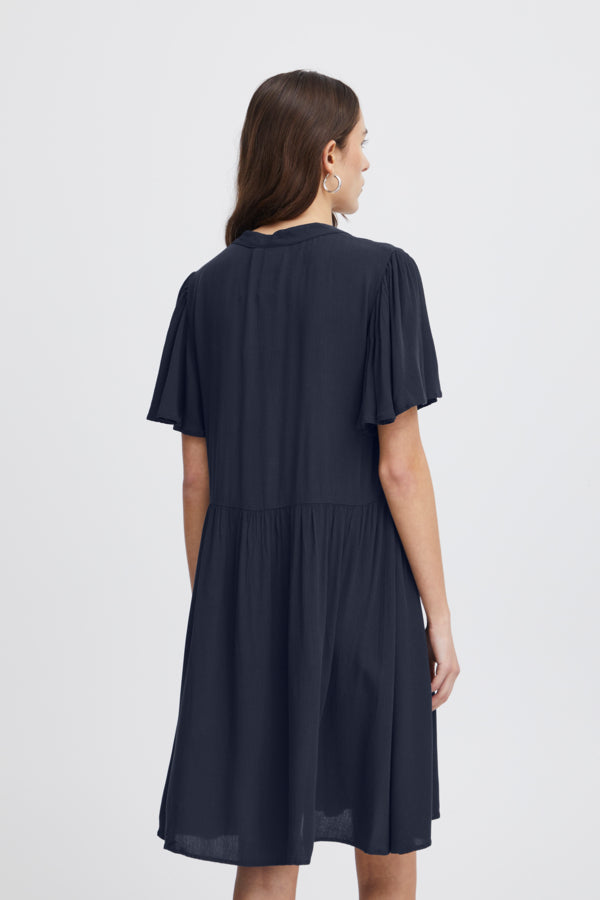 Ihmarrakech Short Sleeve Dress Total Eclipse