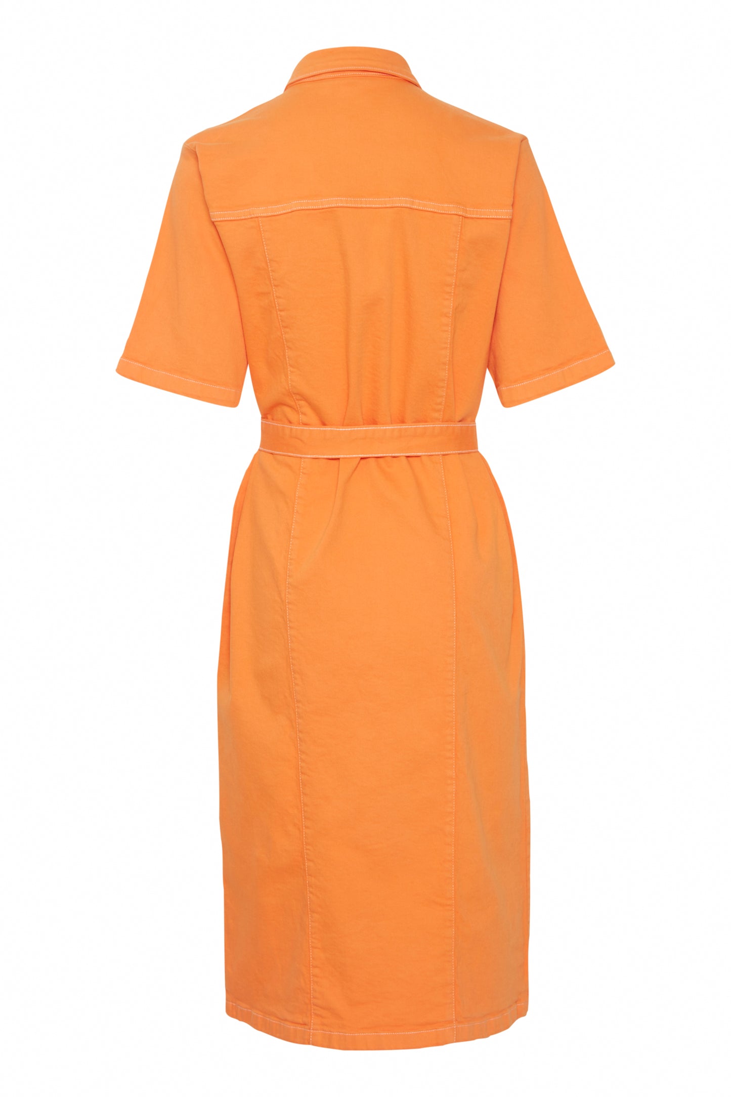 Ihcenny Dress - Orange Denim
